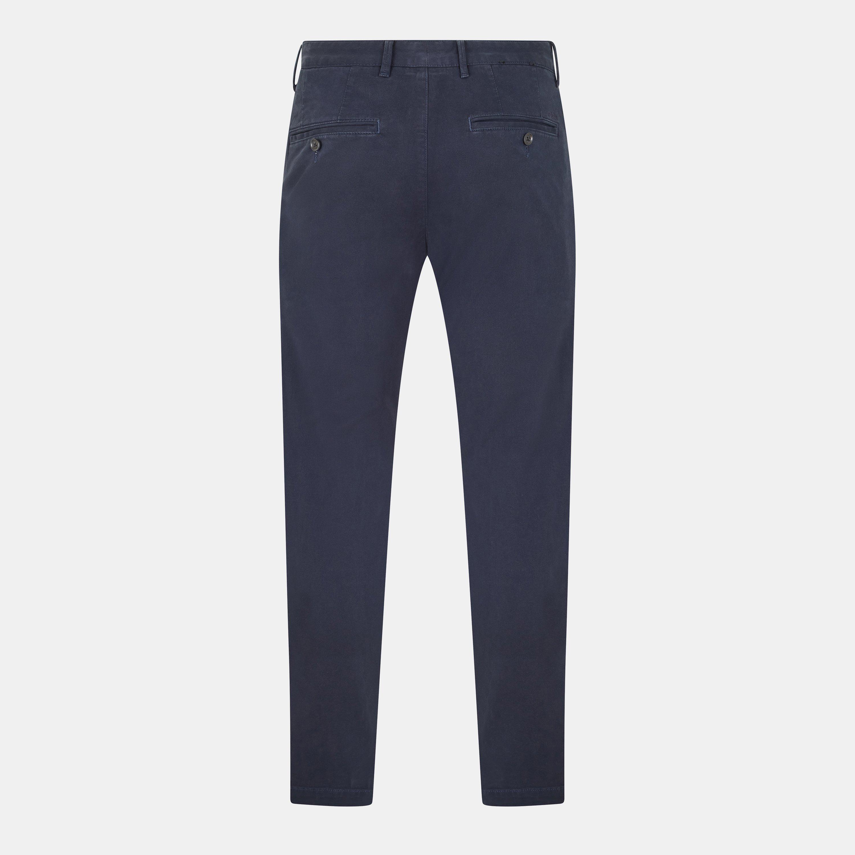 Dark Blue - Boss - Men's Crigan3 D Straight Leg Trouser - 2
