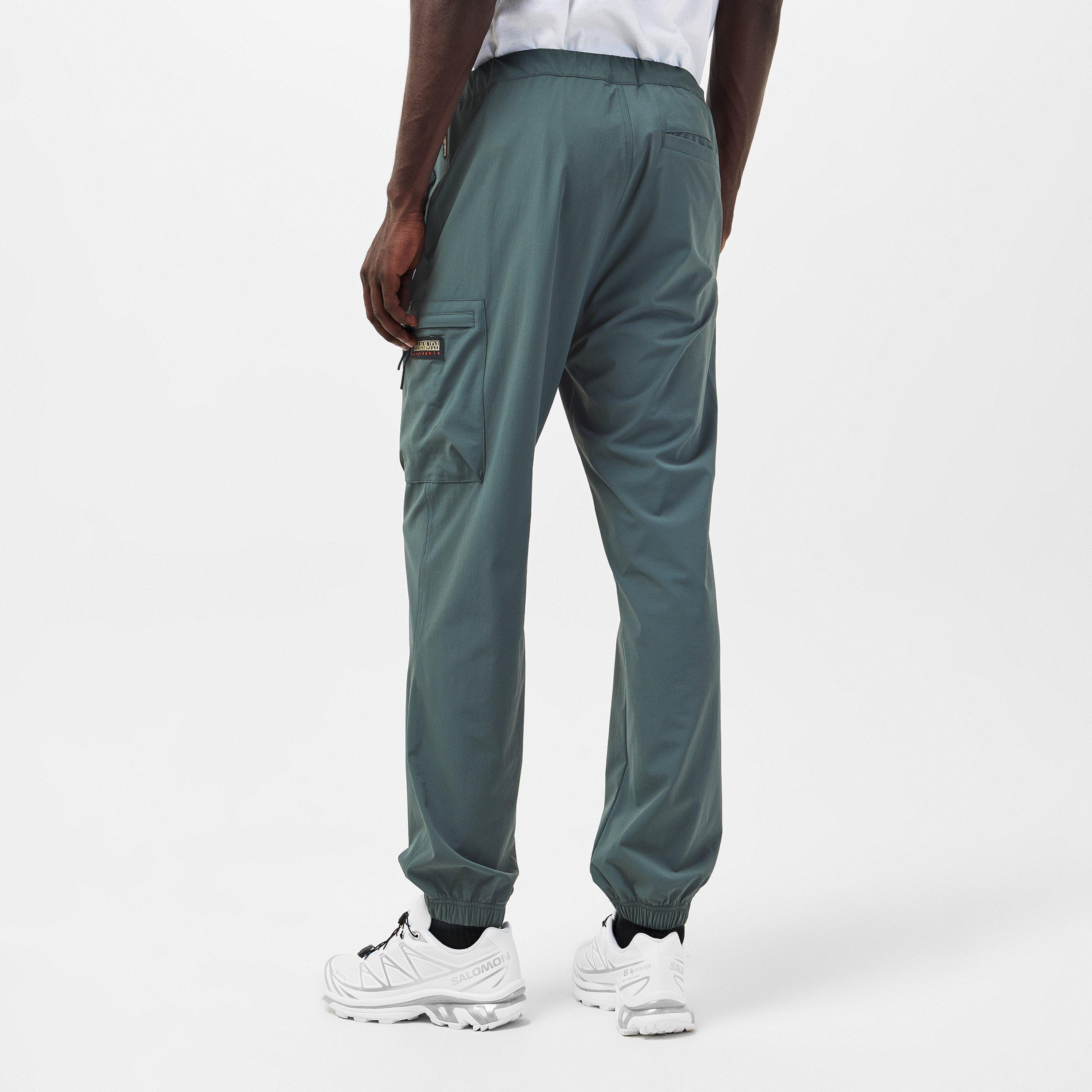 Green - Napapijri - Men's Mavers Cargo Trousers - 4