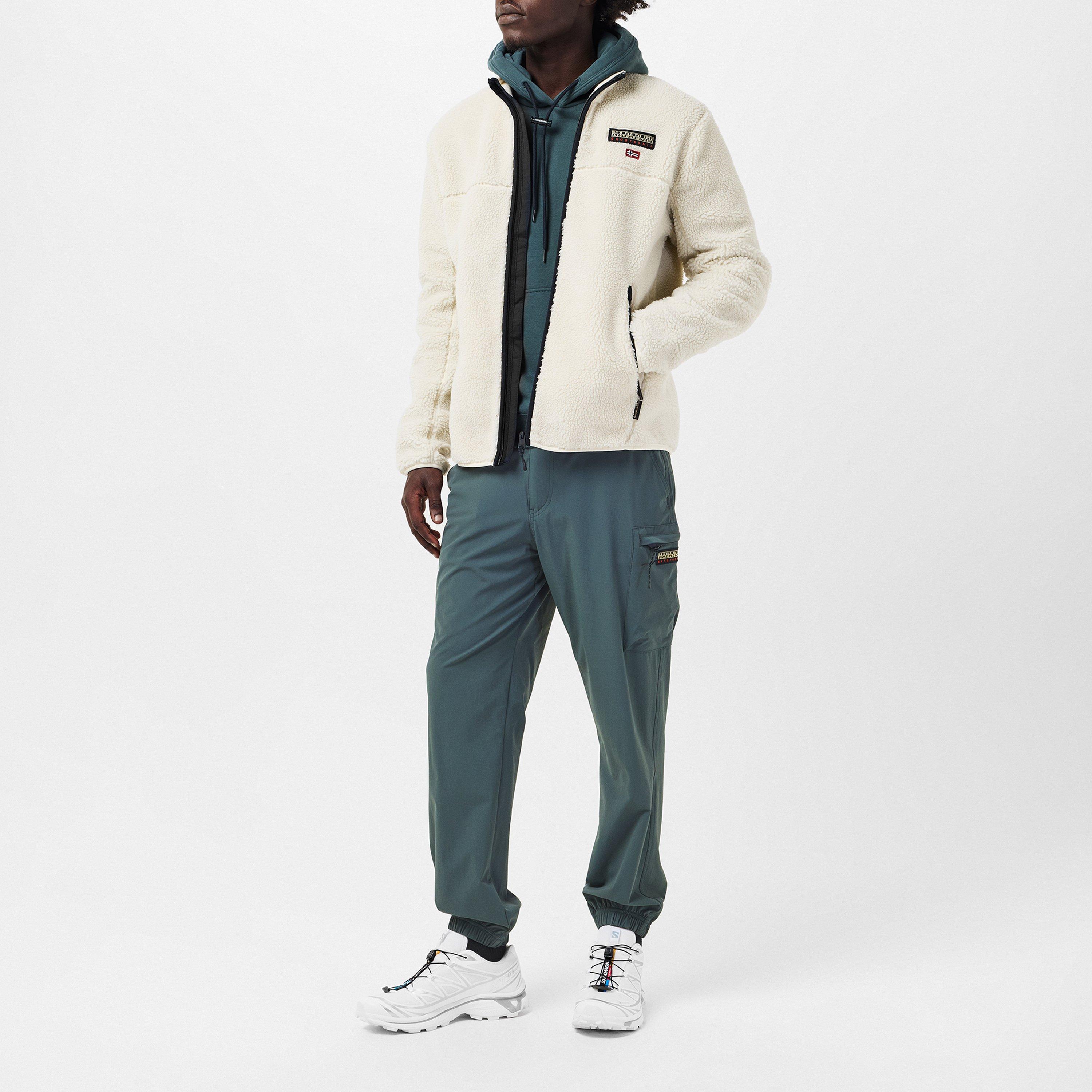 Green - Napapijri - Men's Mavers Cargo Trousers - 6