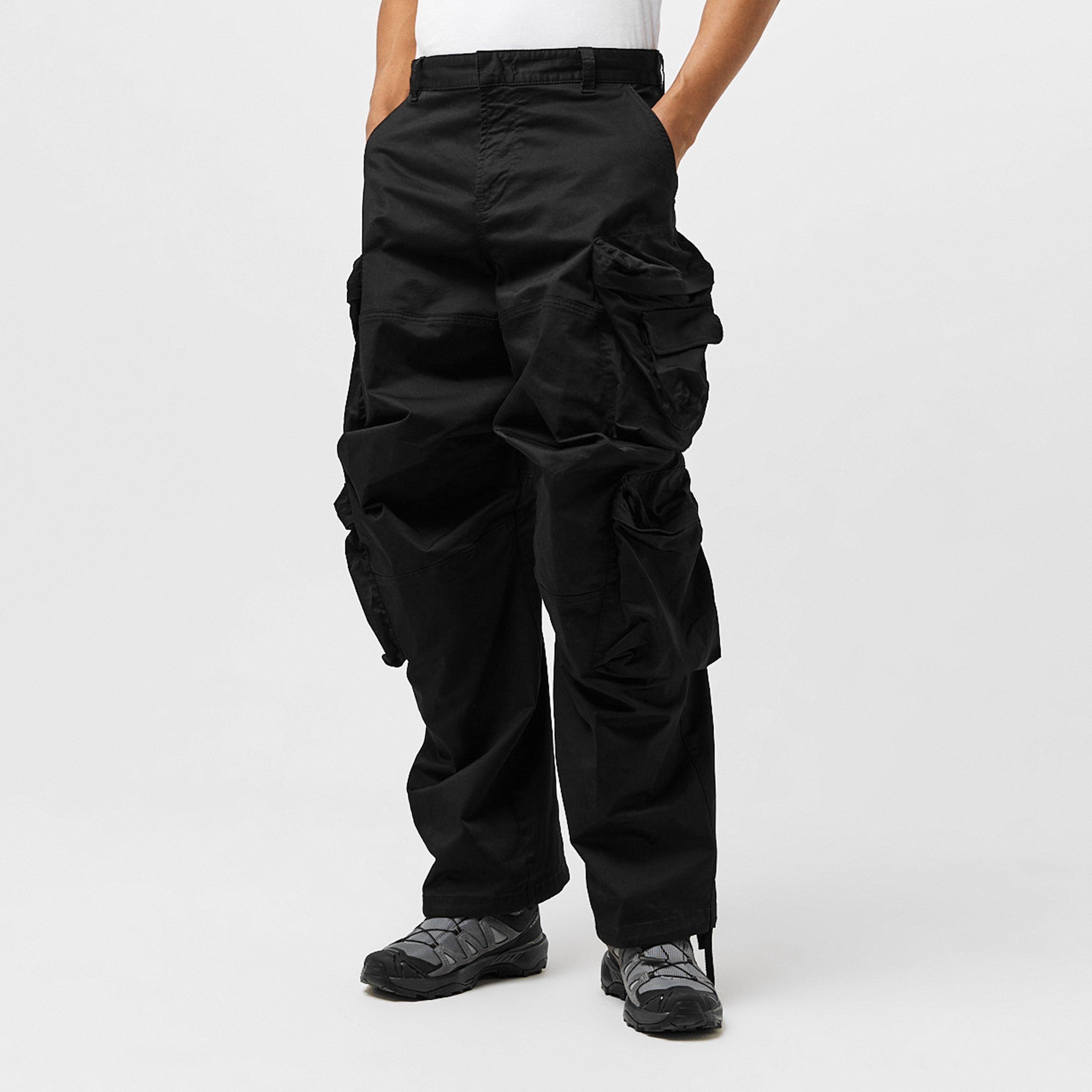 Black Black - Diesel - Men's Straight Leg Trouser - 3