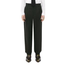 Bottega Veneta Slim Leg Wool Pinstripe  Trousers