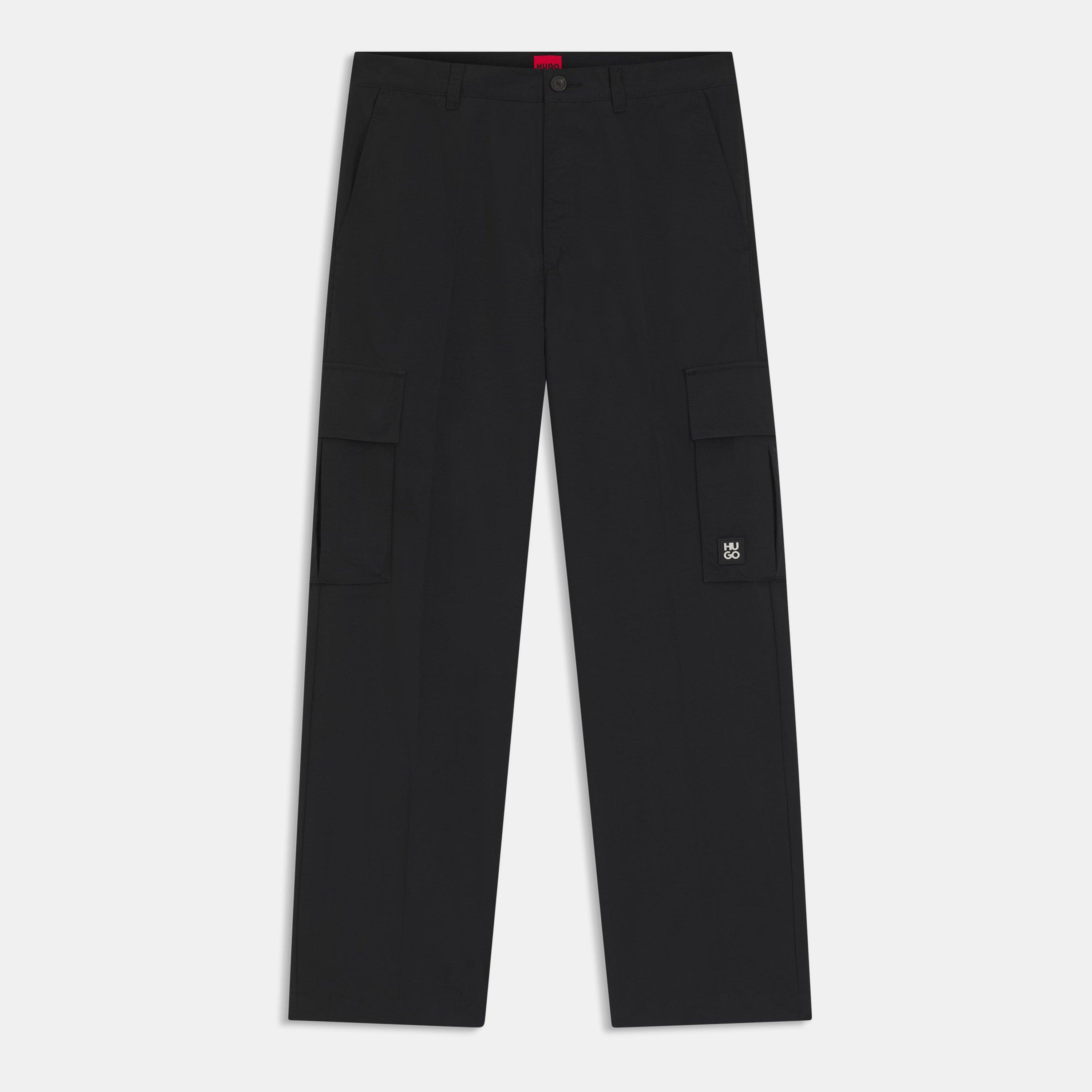 Hugo Men's Red Cargo Trousers - Black 001 - XL