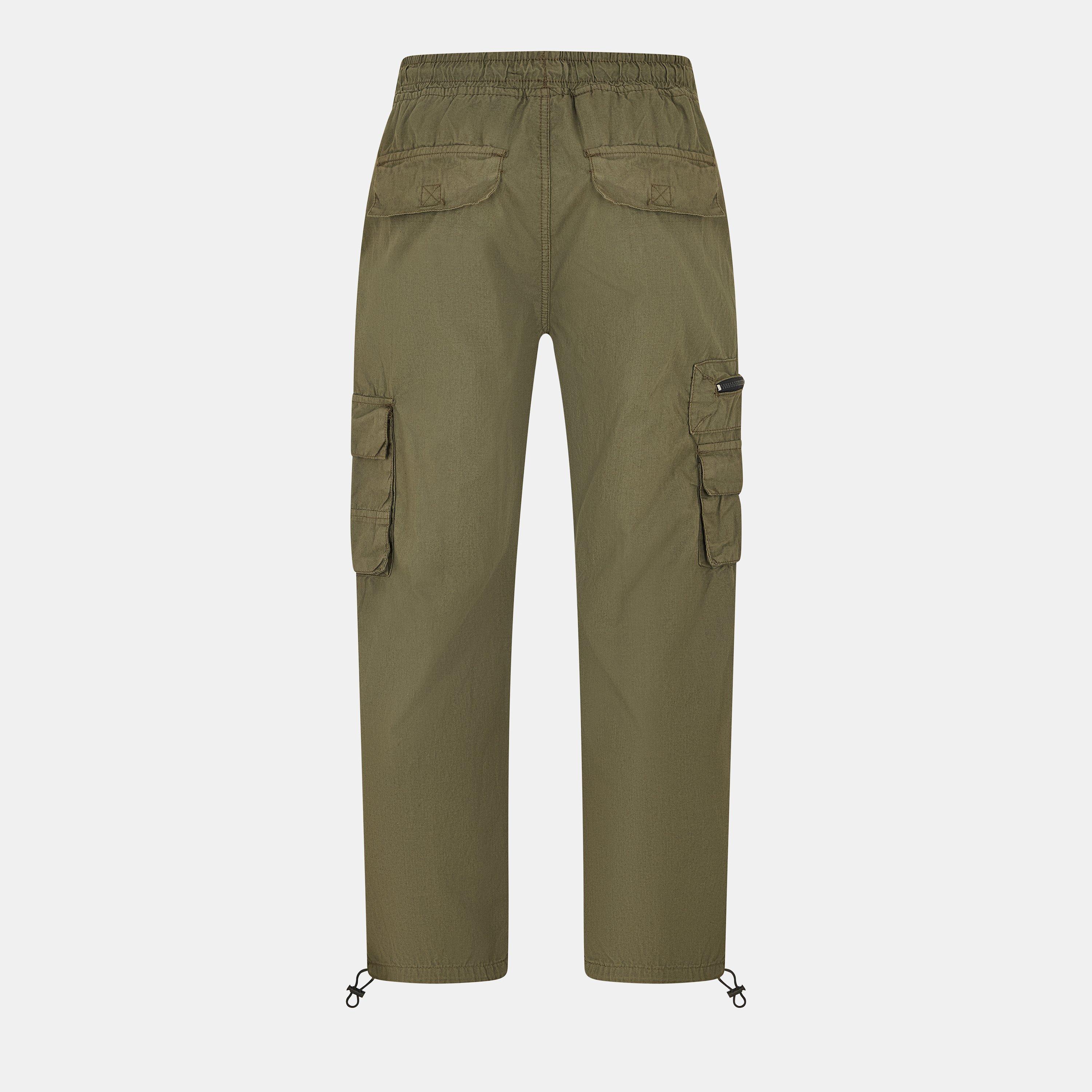 Khaki - Brave Soul - Cargo Trouser - 2