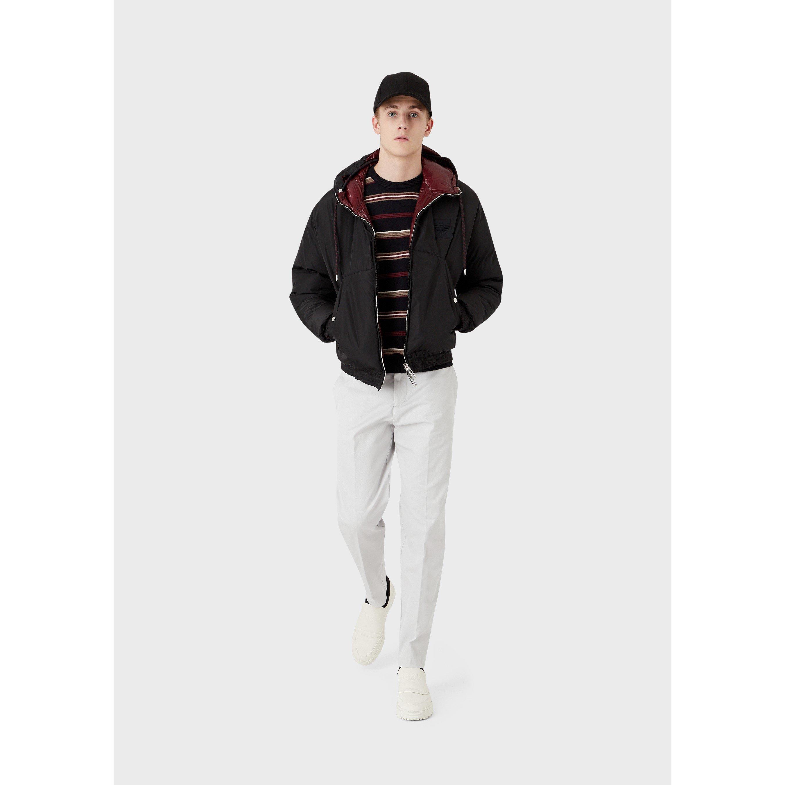 Oyster Mushroom - Emporio Armani - Men's Straight Leg Trousers - 4