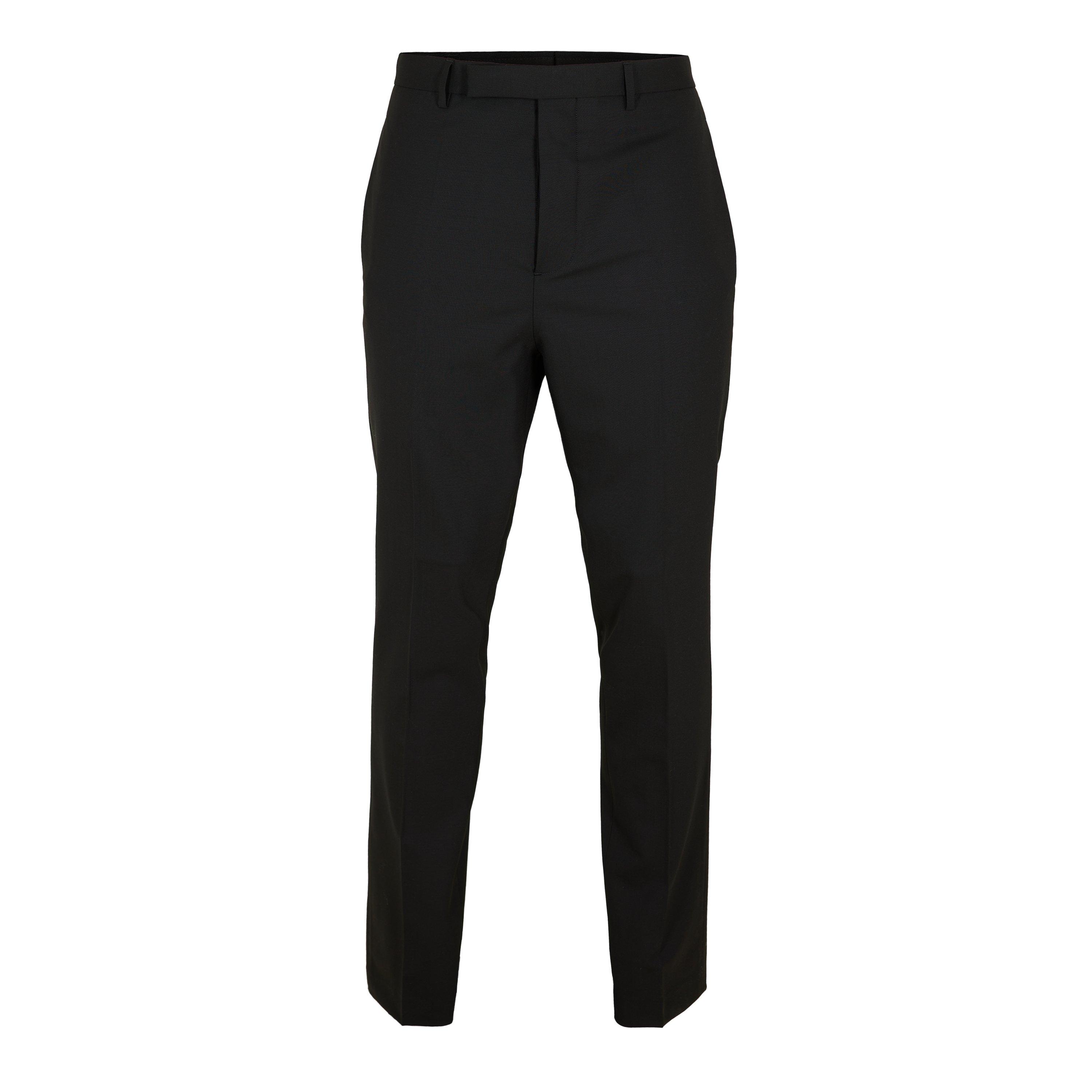 Black - Rick Owens - Men's Slim Astaires Straight Leg Trousers - 1