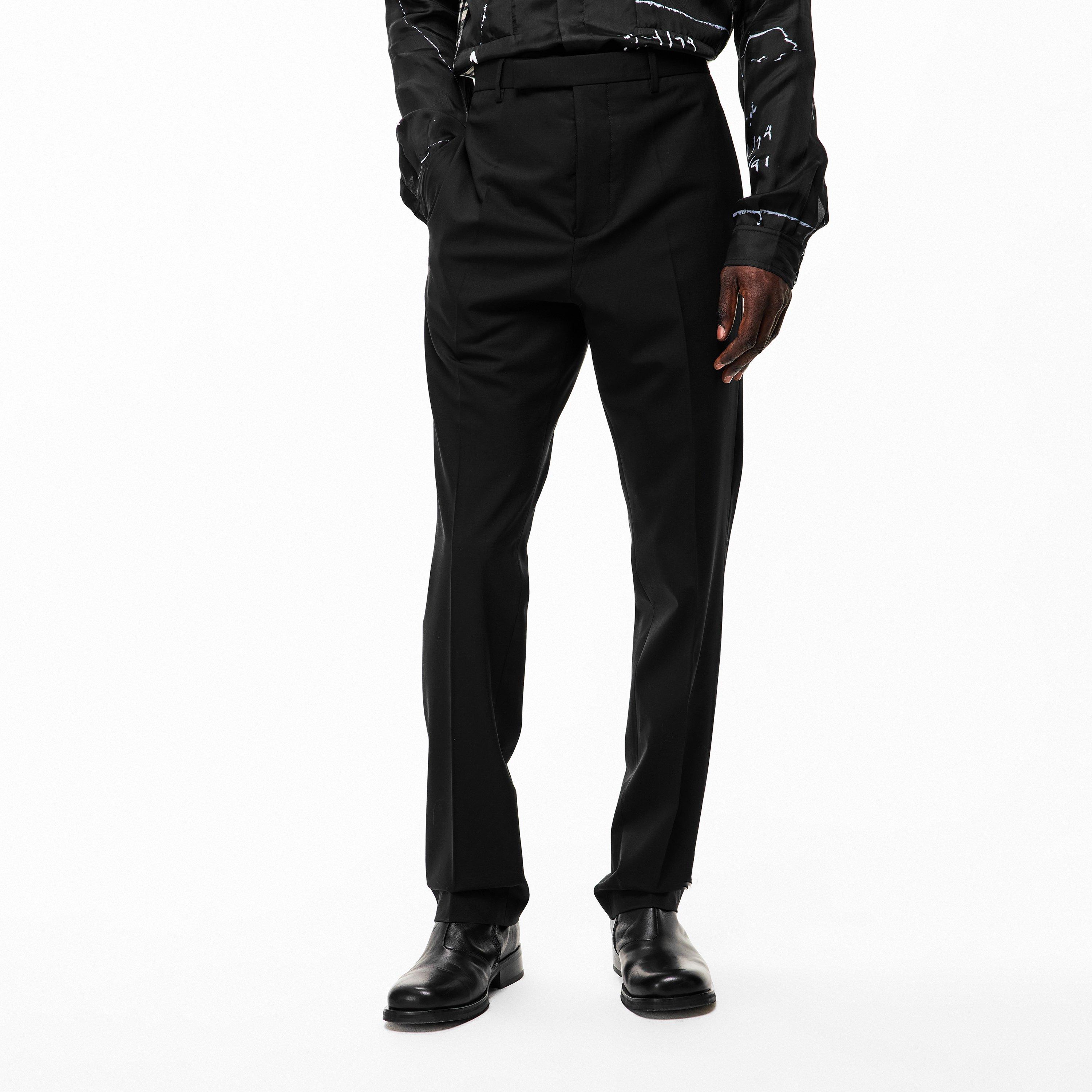 Black - Rick Owens - Men's Slim Astaires Straight Leg Trousers - 3