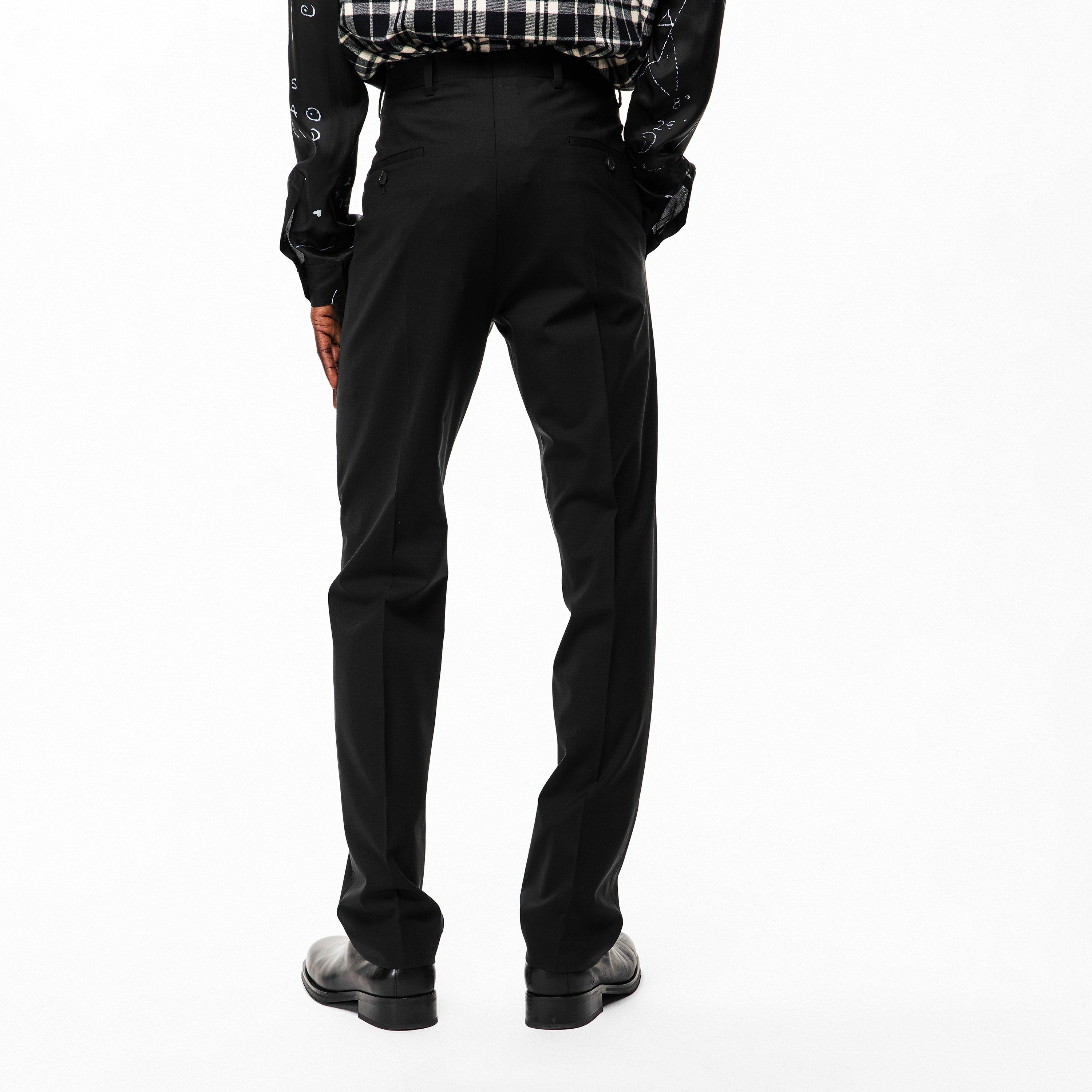 Black - Rick Owens - Men's Slim Astaires Straight Leg Trousers - 4