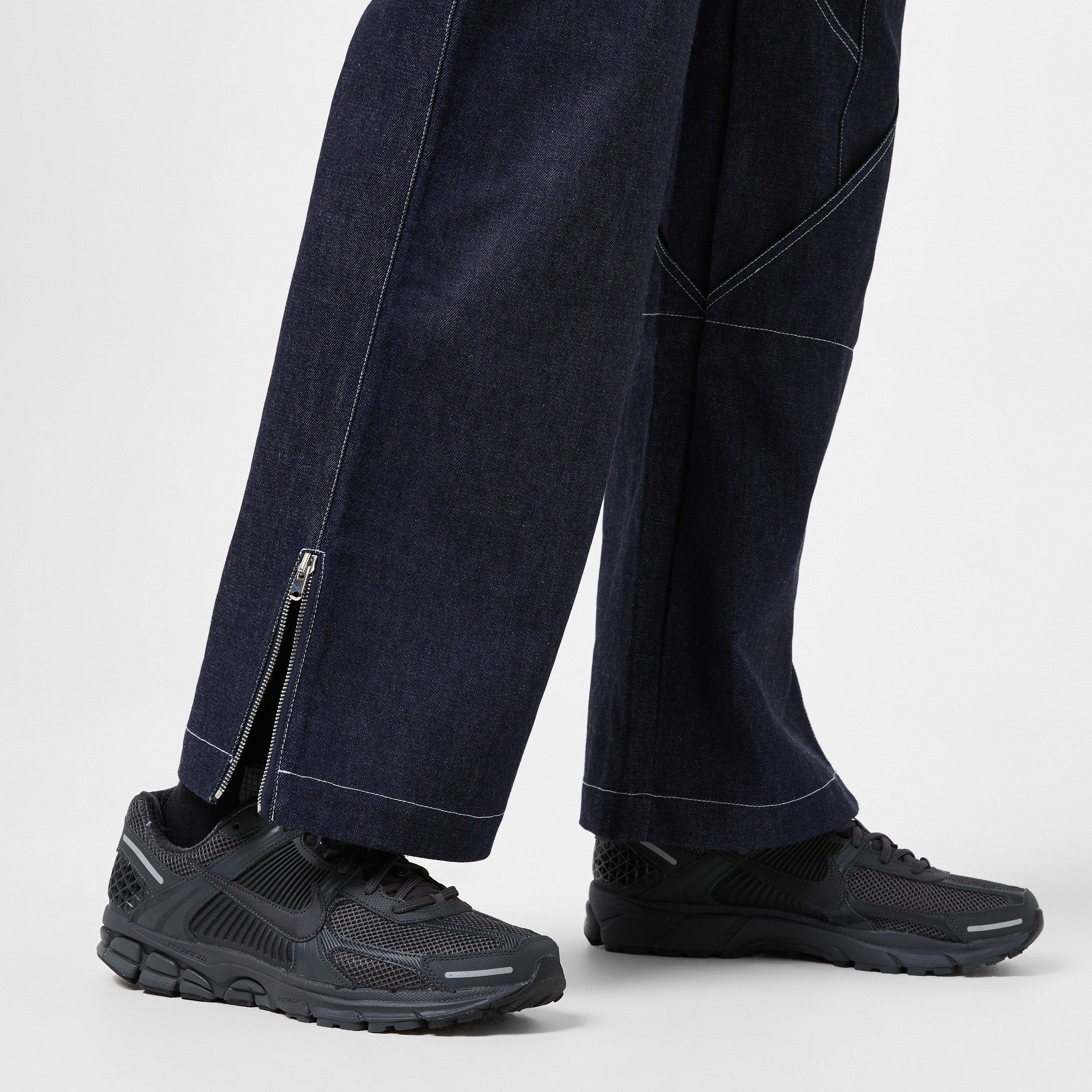 Blue - Gbadebo - Patchwork Workwear Trousers - 6