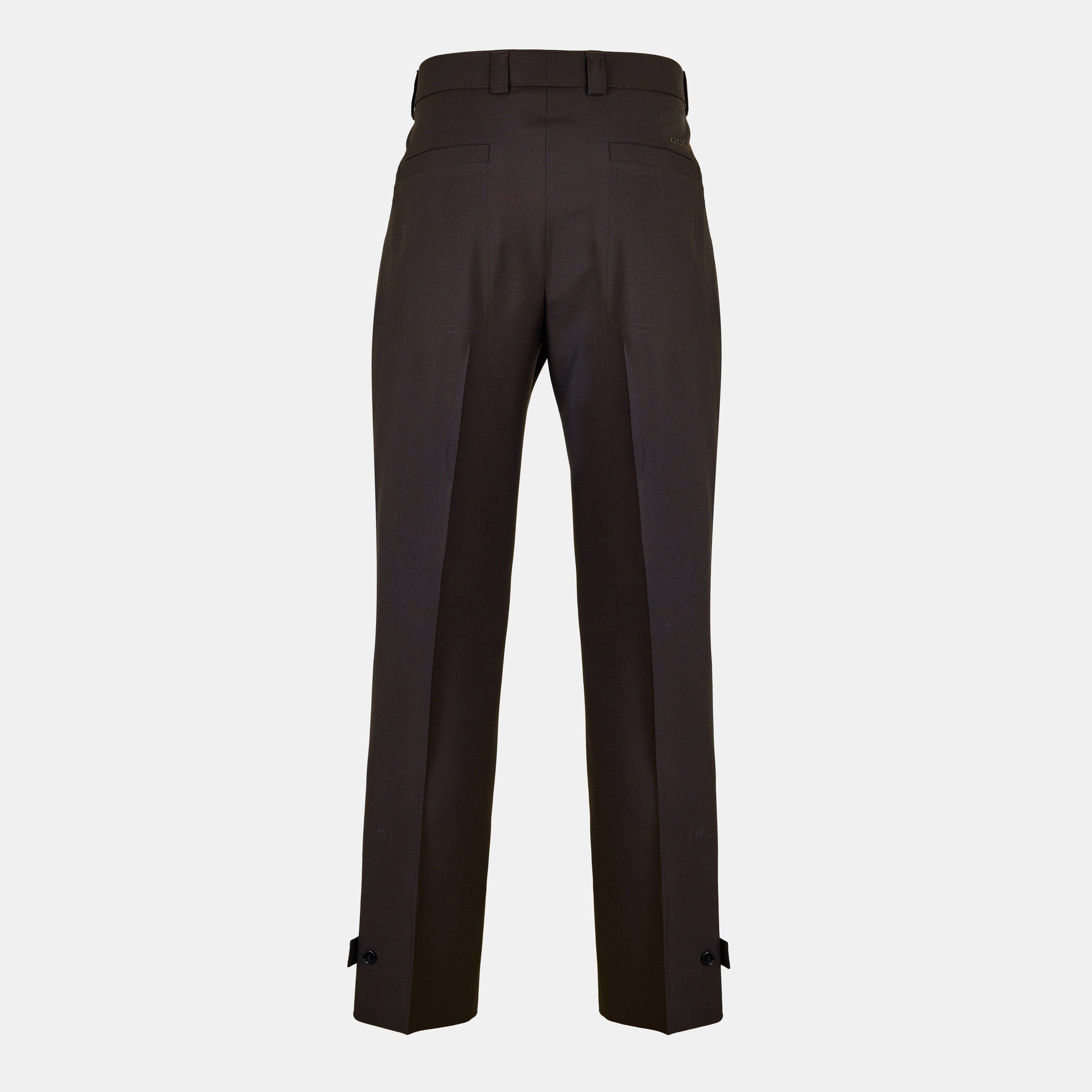 Ground - Gucci - Men's Straight Leg Trousers - 2