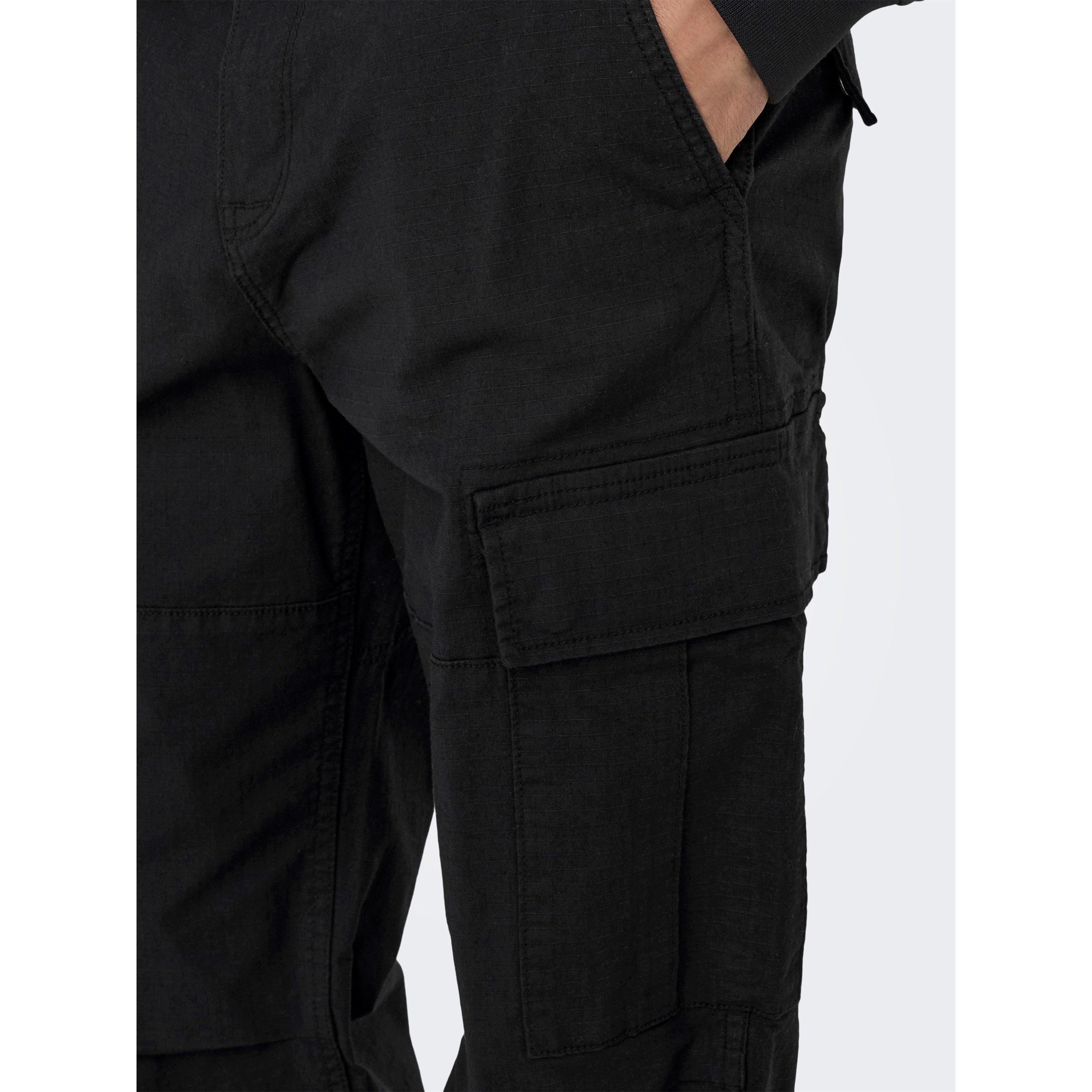 Nero - Only and Sons - Cargo Trousers - 3
