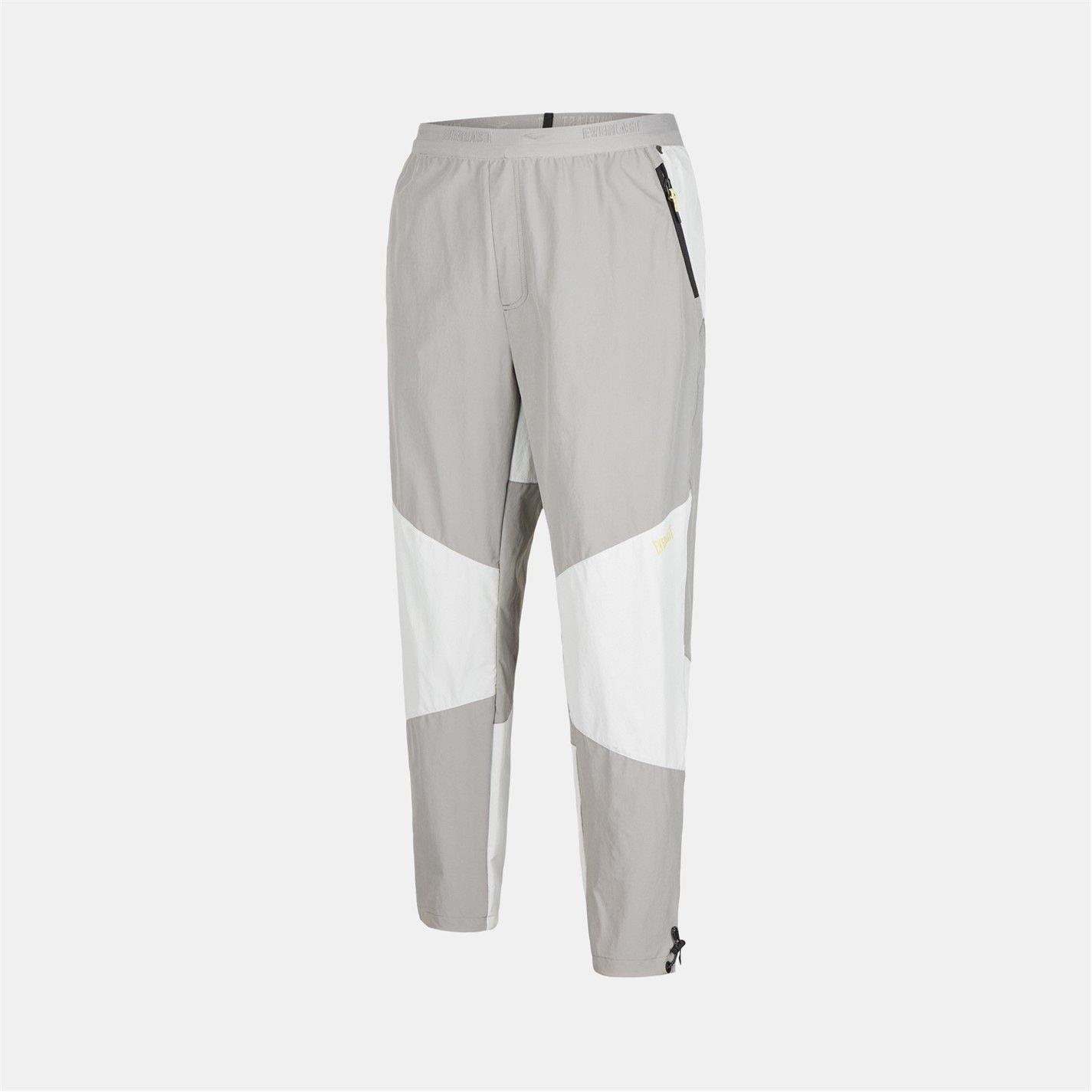 Everlast Men's Nrg Open Hem Woven Tracksuit Joggers - Grey - M