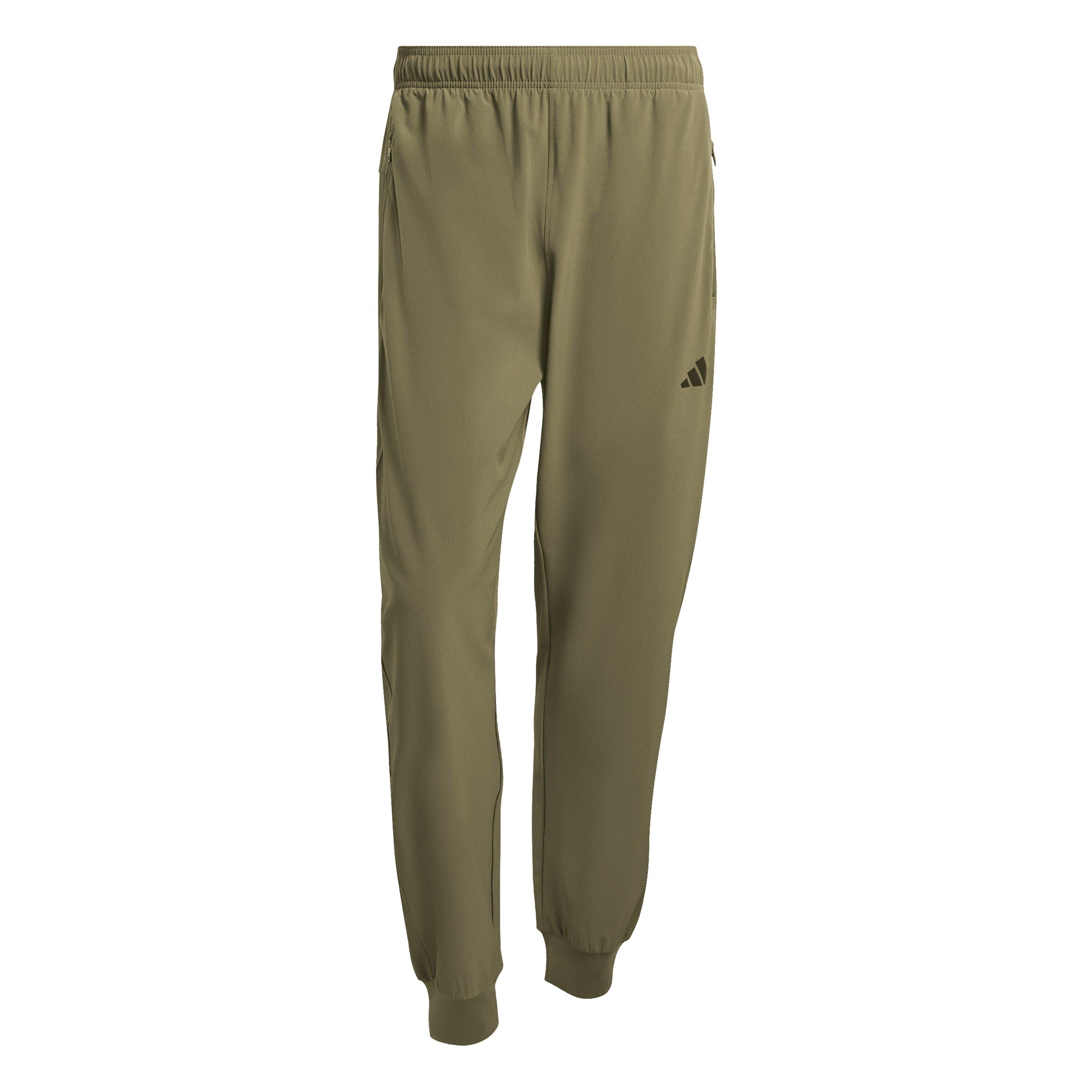 Olive Strata - adidas - Men's Performance Tracksuit Bottom - 1