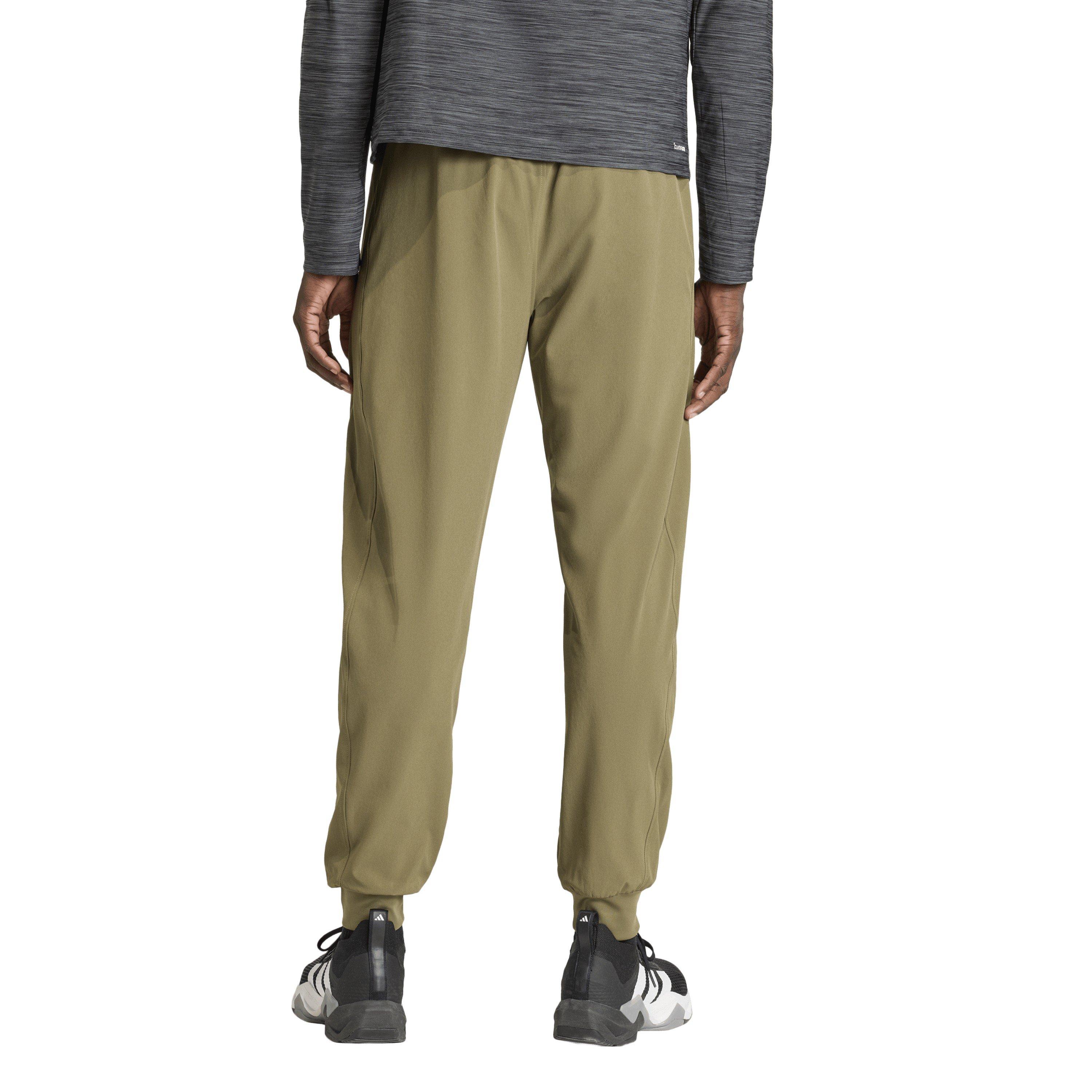Olive Strata - adidas - Men's Performance Tracksuit Bottom - 3