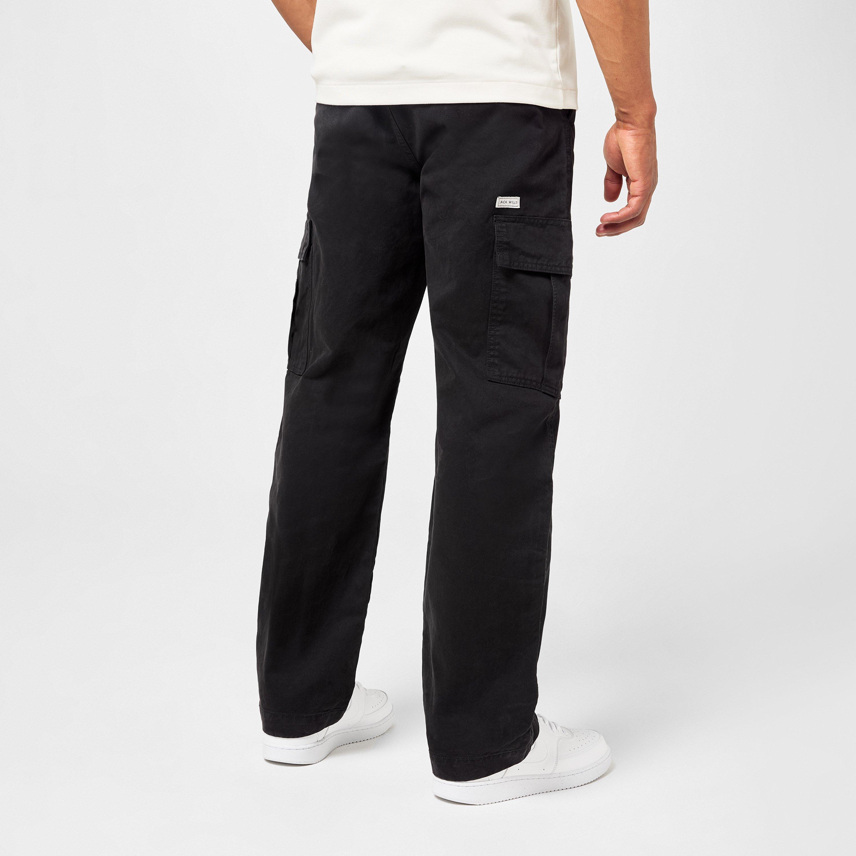 Noir - Jack Wills - Twill Cargo Trouser - 2