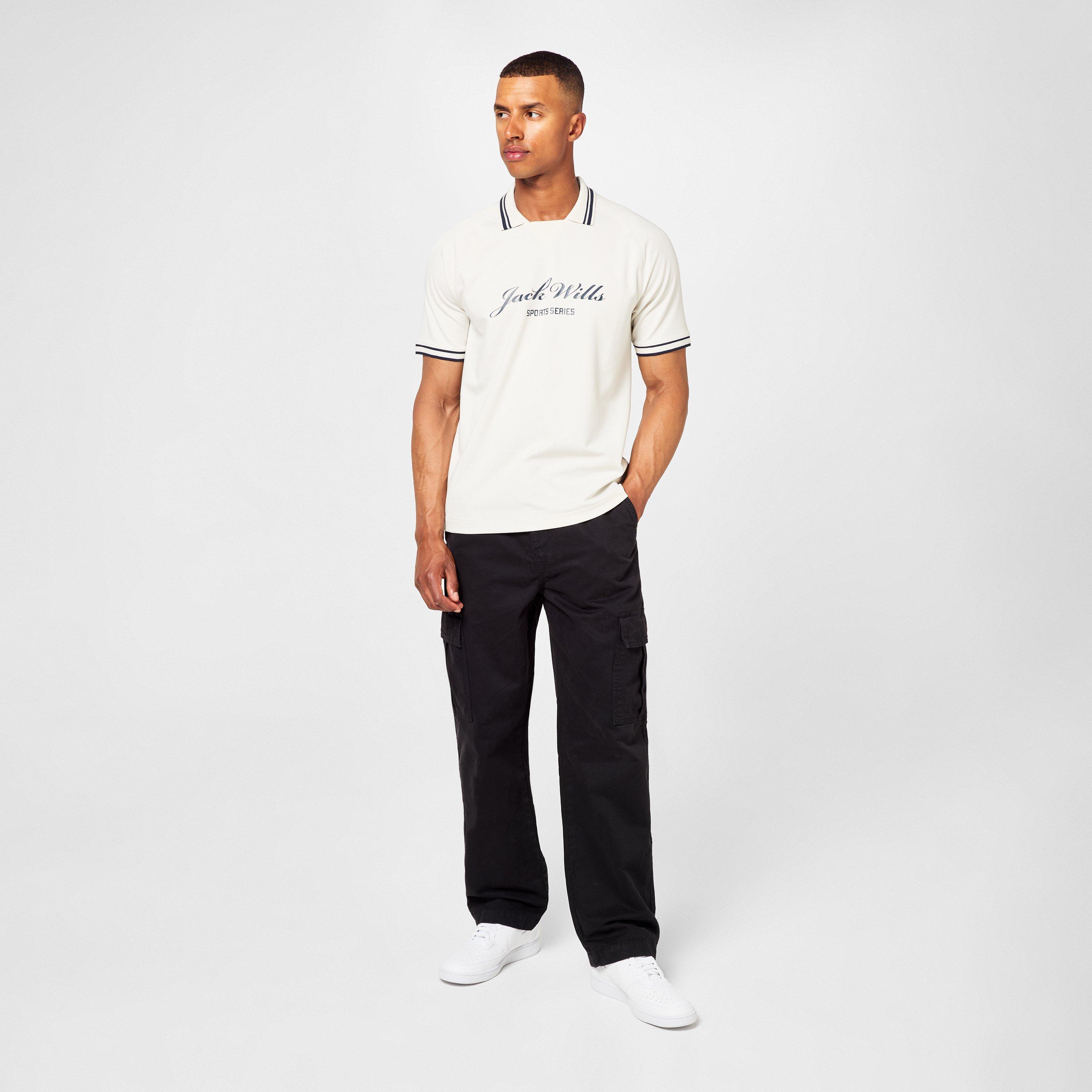 Noir - Jack Wills - Twill Cargo Trouser - 4