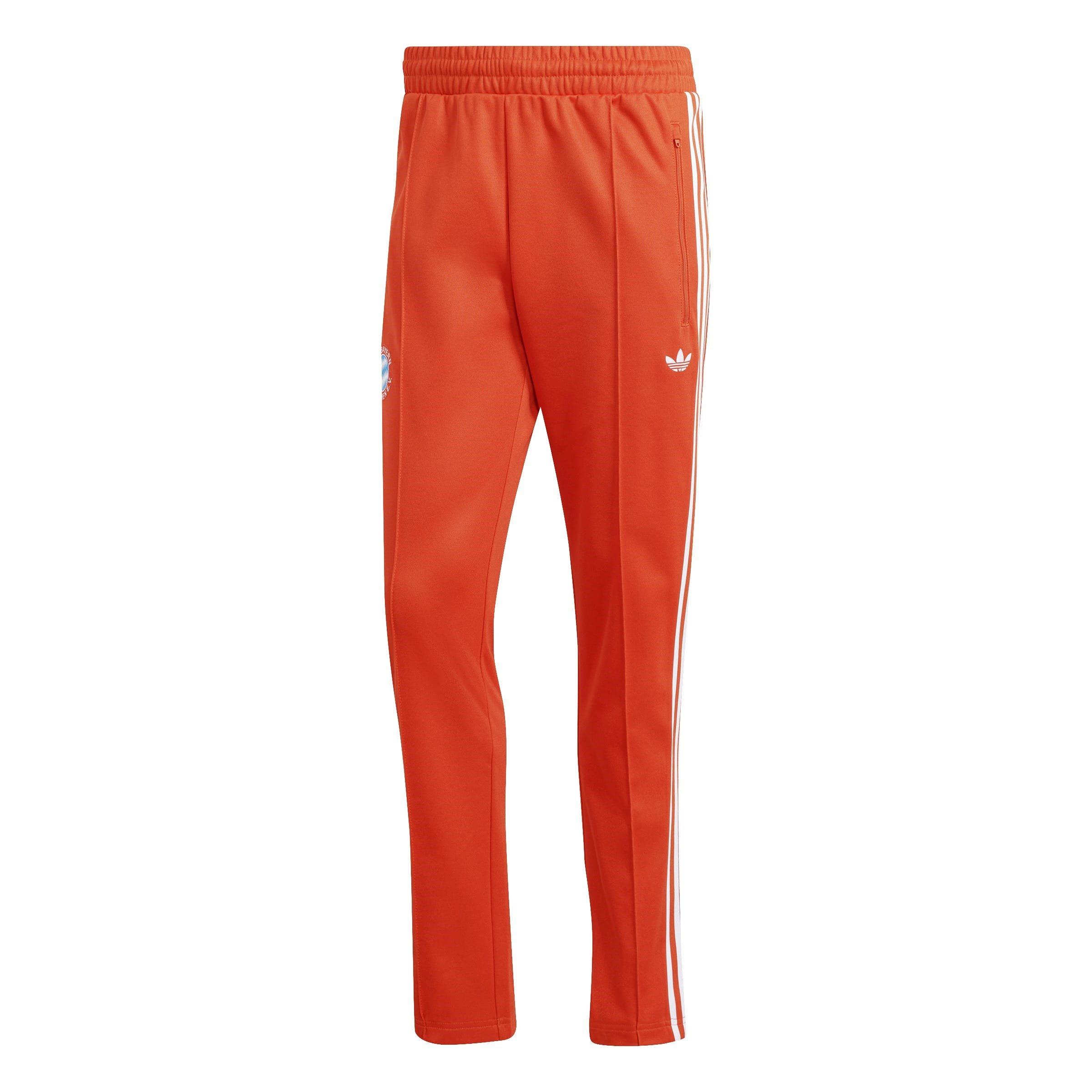 Adidas Men's Bayern Munich Beckenbauer Tracksuit Bottoms Adults - Red - XL