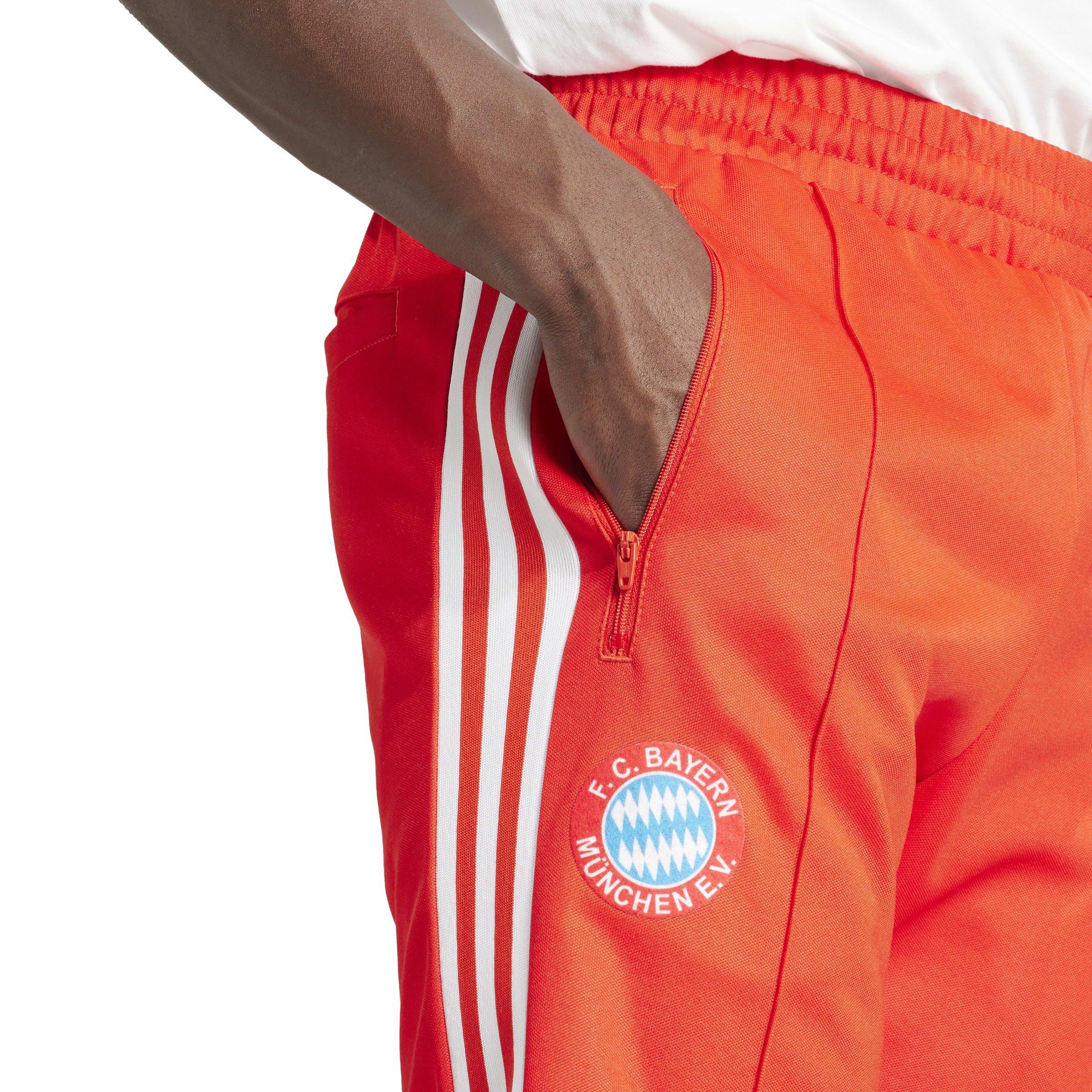 Rood - adidas - Bayern Munich Beckenbauer Tracksuit Bottoms Adults - 5
