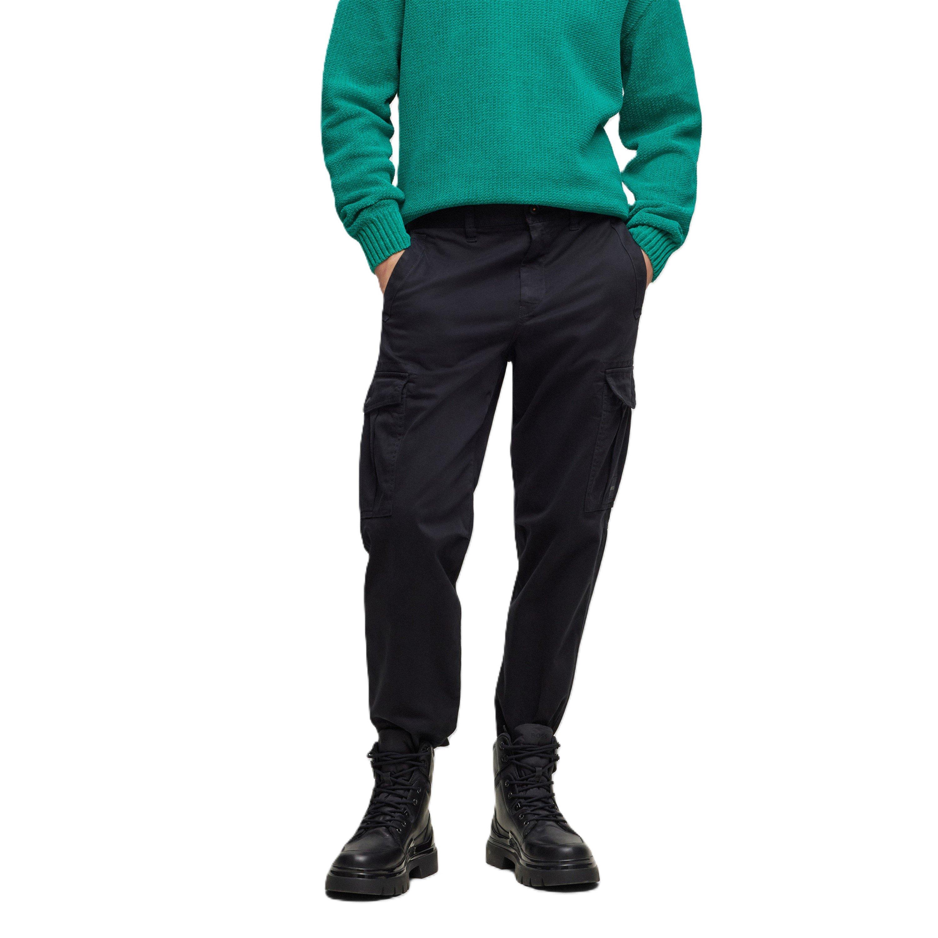 Black - Boss - Men's Sisla-5 Cargo Trousers - 1