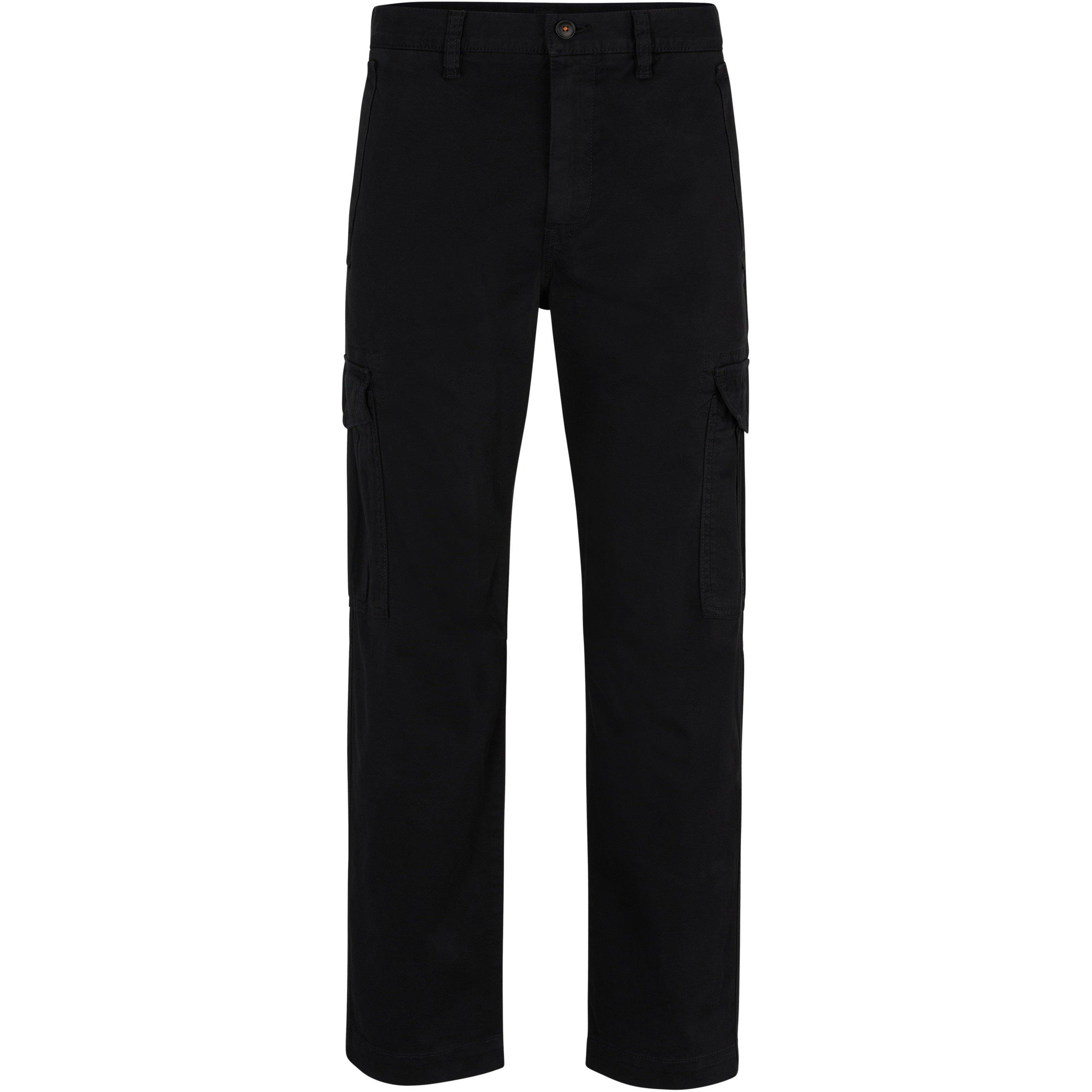 Black - Boss - Men's Sisla-5 Cargo Trousers - 4