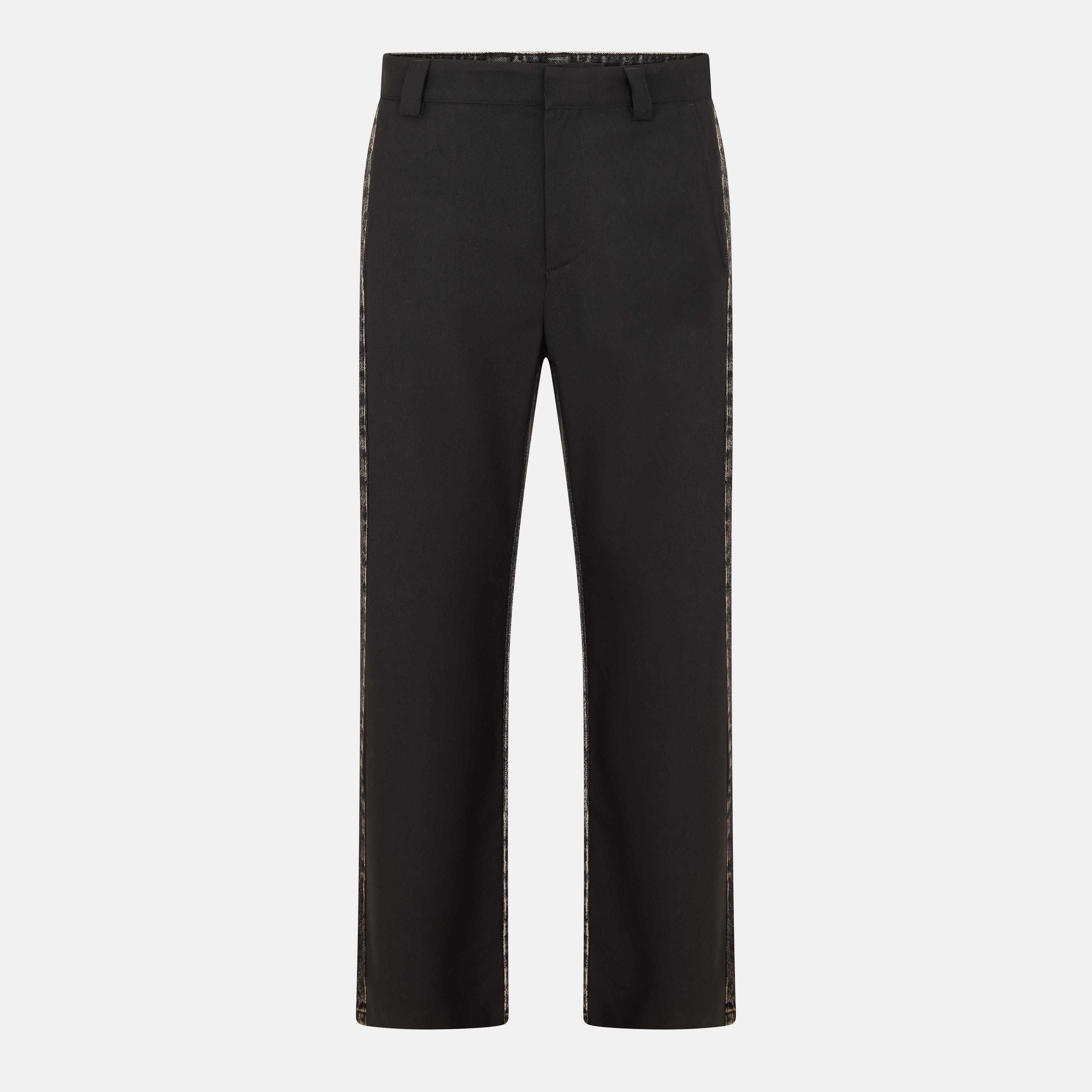 Black Black - Diesel - Men's Tailored Contemporary Straight Leg Trousers - 1