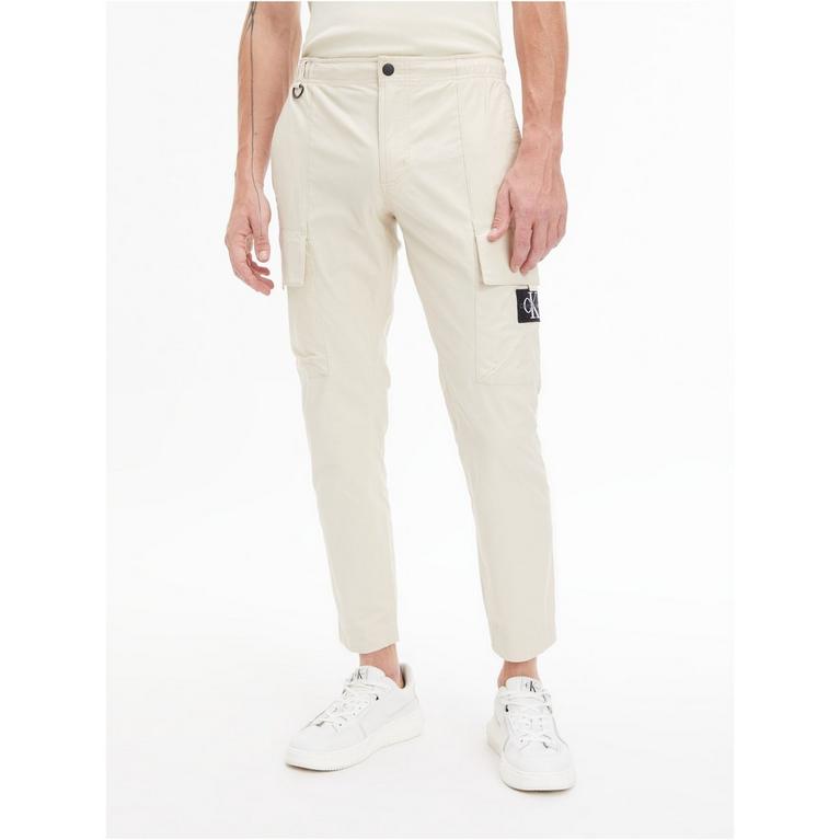 Beige ACI - Calvin Klein Jeans - Skinny Washed Cargo Trousers - 2