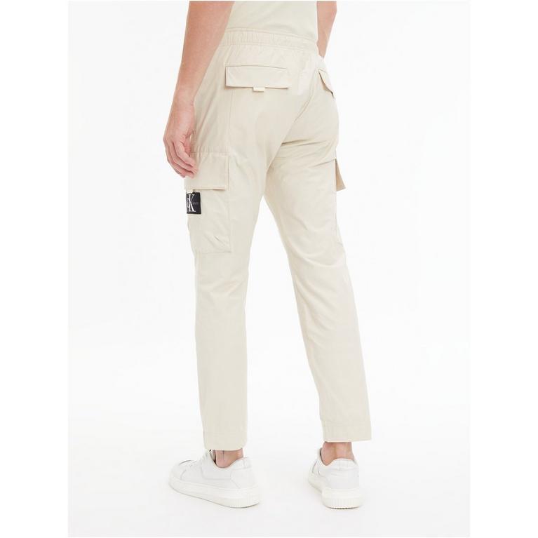 Beige ACI - Calvin Klein Jeans - Skinny Washed Cargo Trousers - 3