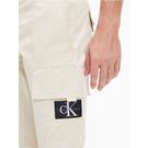 Beige ACI - Calvin Klein Jeans - Skinny Washed Cargo Trousers - 4