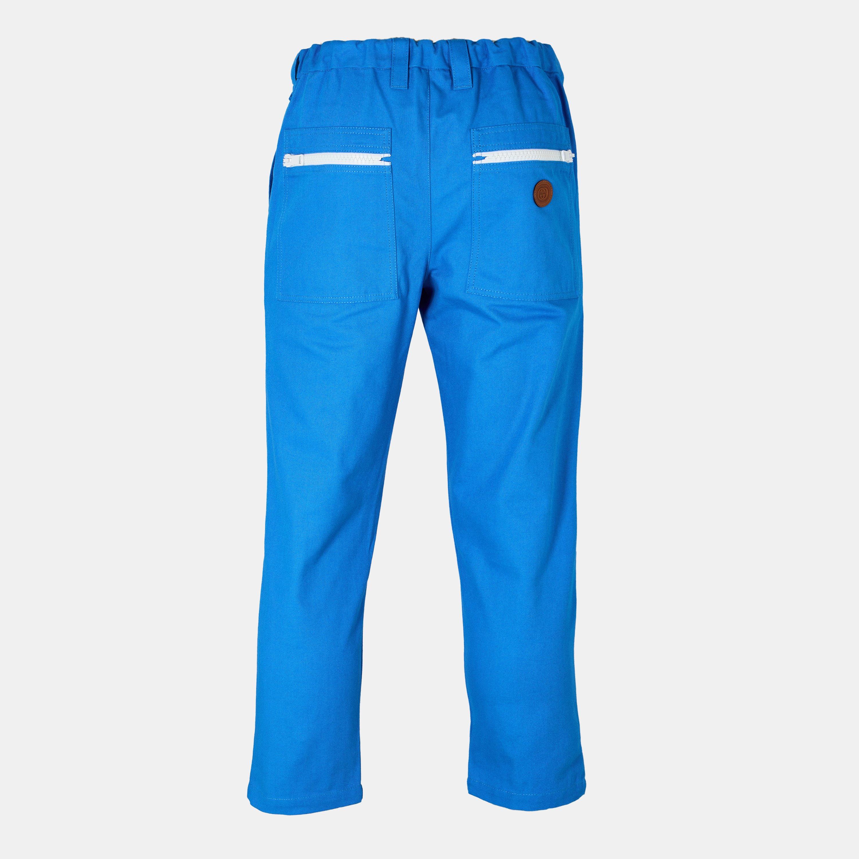 Cerulean Blue - Gucci - Men's Tailored Straight Leg Trousers - 2