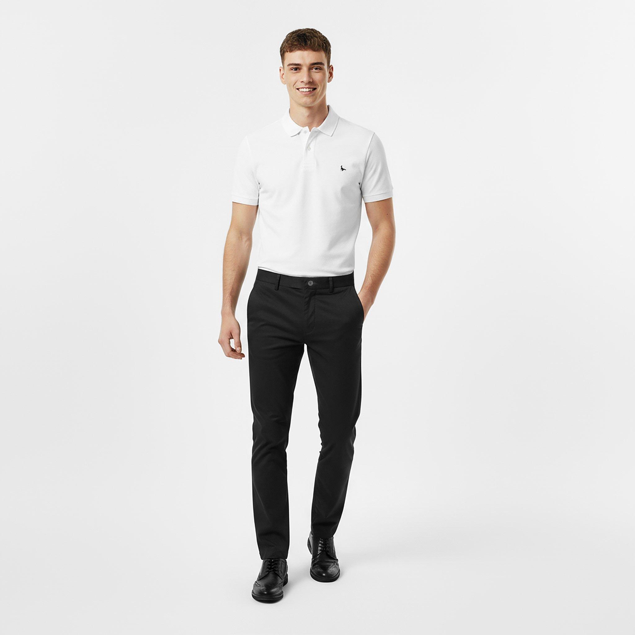Black - Jack Wills - Slim Chino Trousers Mens - 5