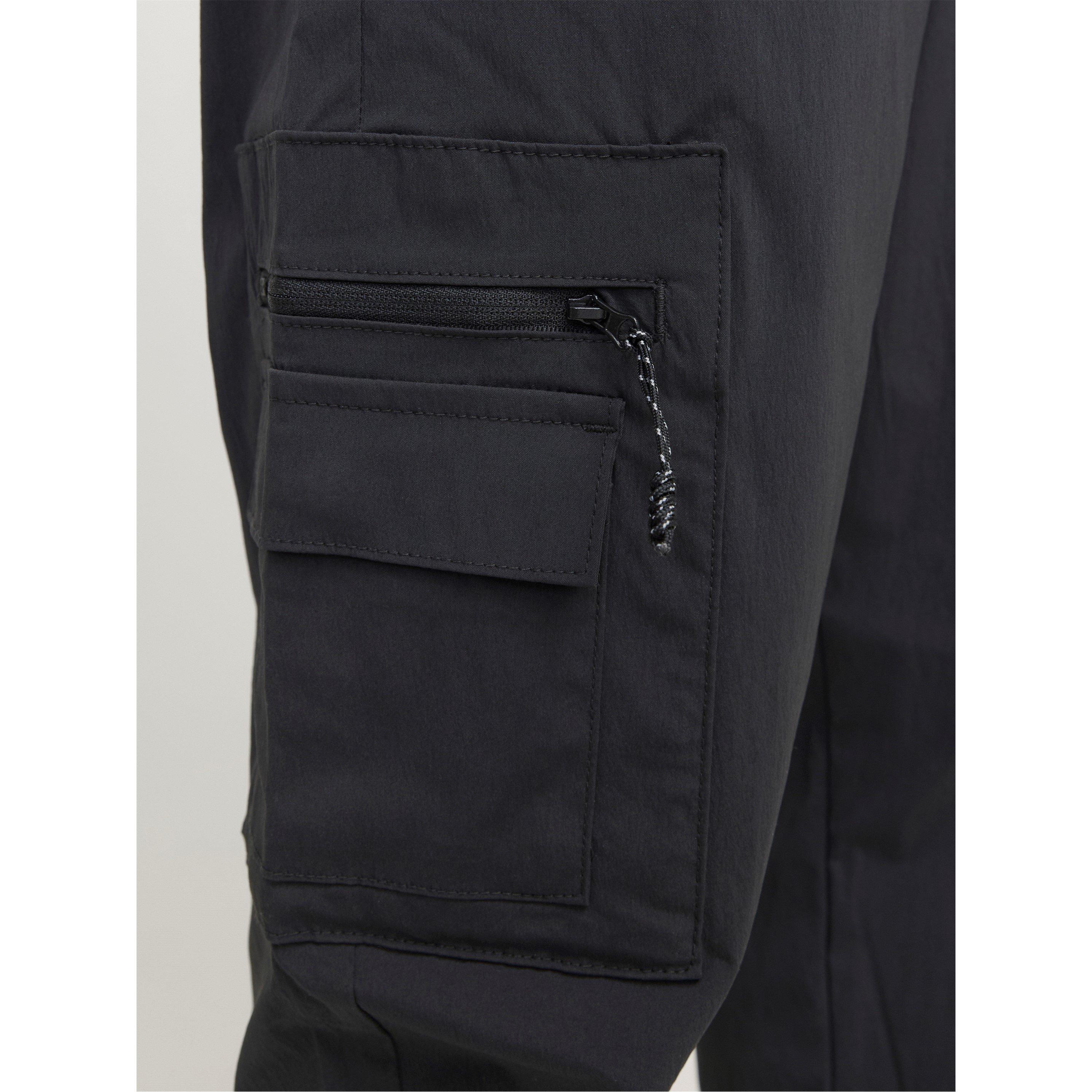 Sort - Jack and Jones - Men's Tech Cargo Trousers - 4