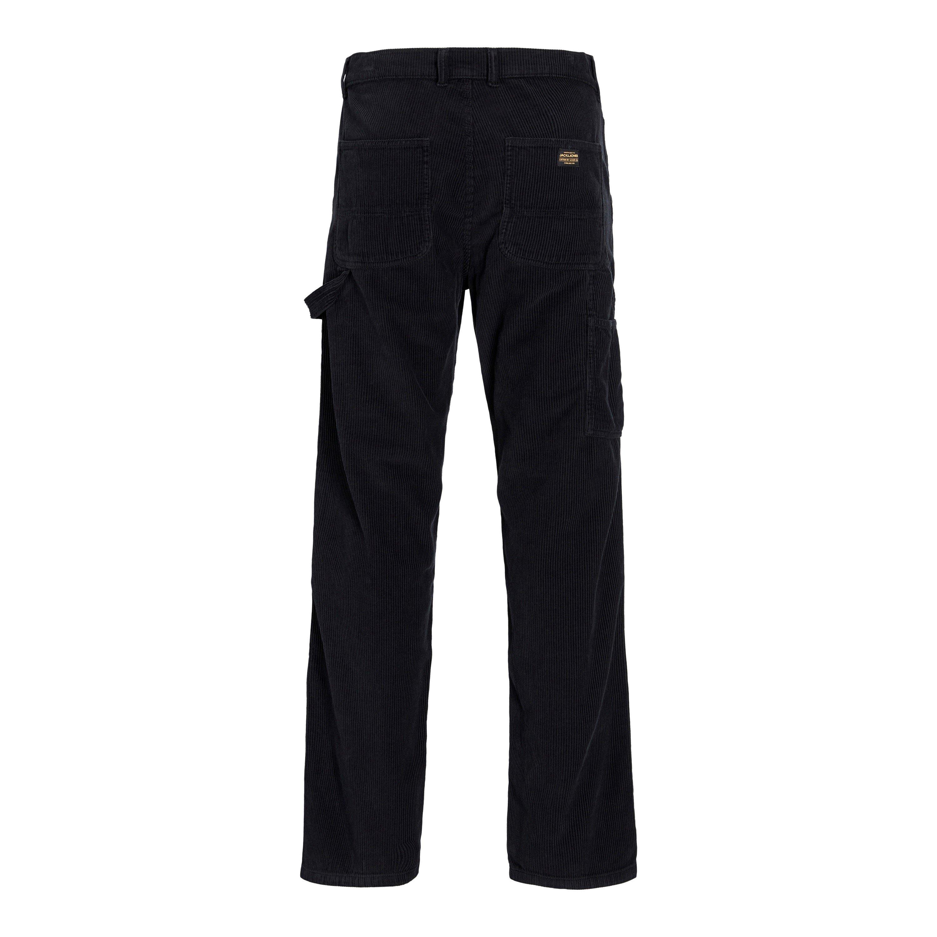 Crna - Jack and Jones - Corduroy Trousers - 2