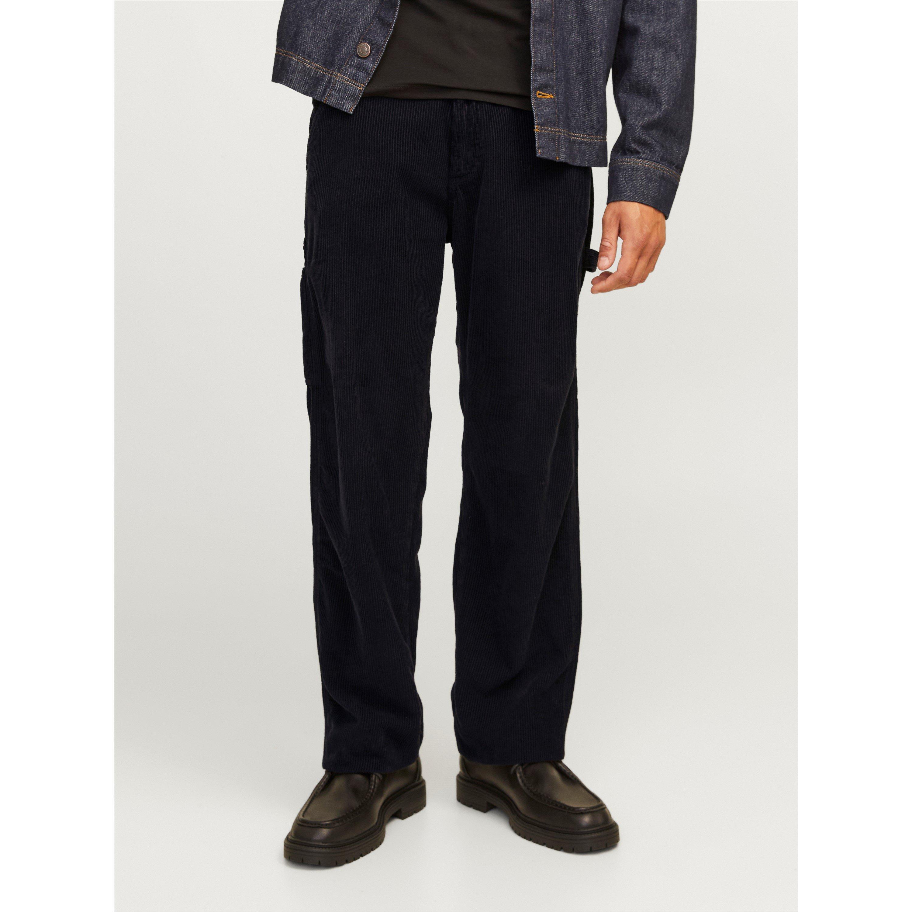 Crna - Jack and Jones - Corduroy Trousers - 3