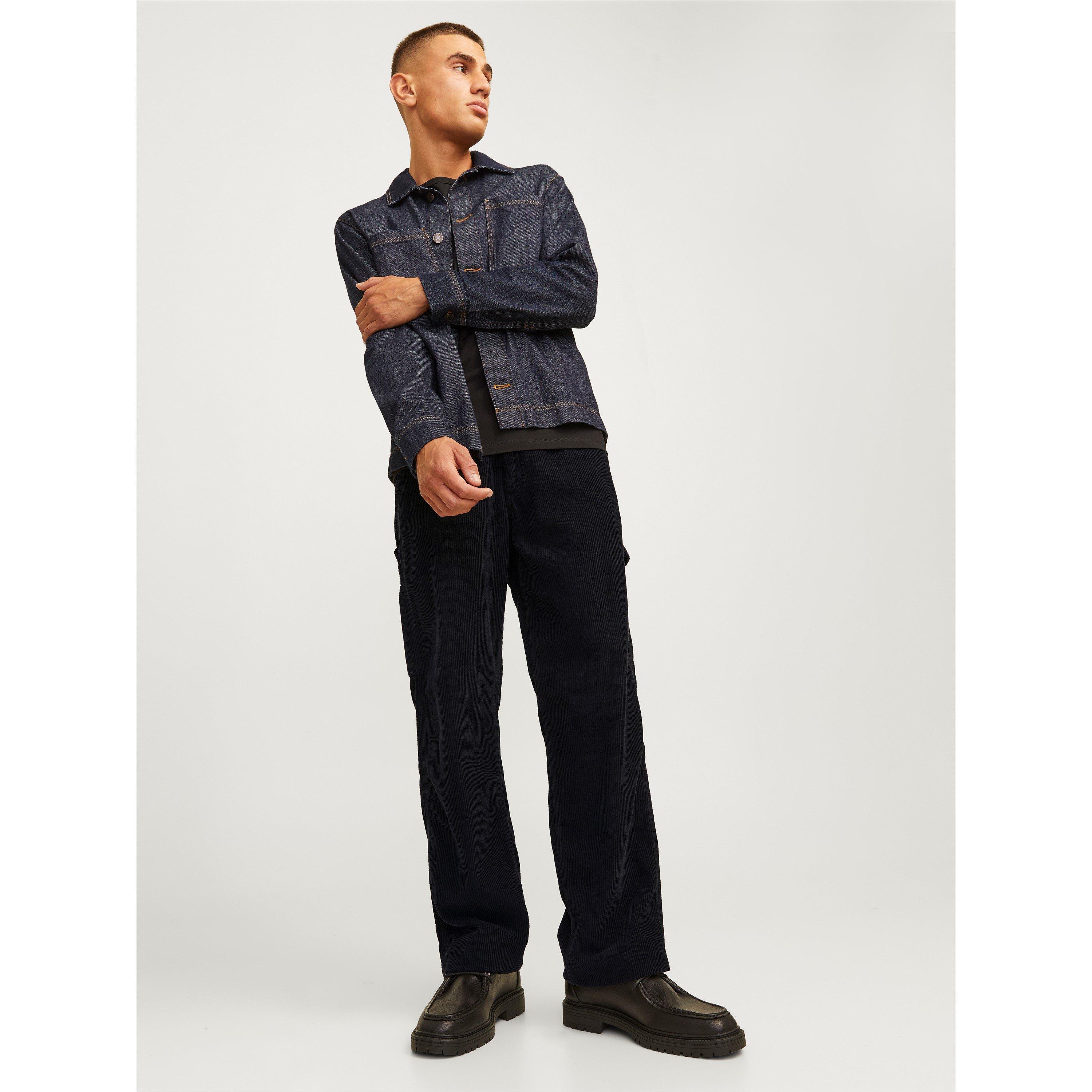 Crna - Jack and Jones - Corduroy Trousers - 6