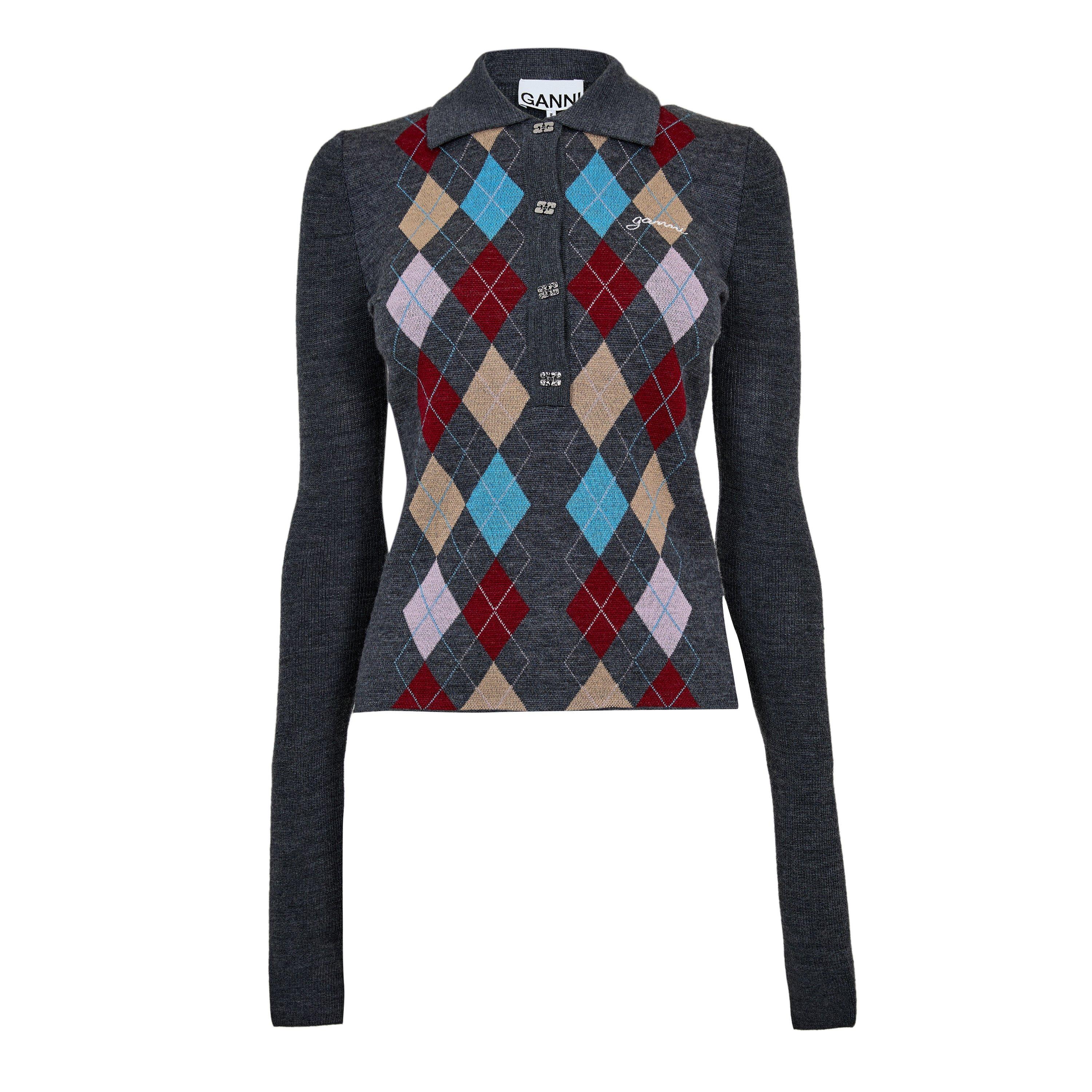 Paloma - Ganni - Ganni Merino Jacqrd Ld62 - 1