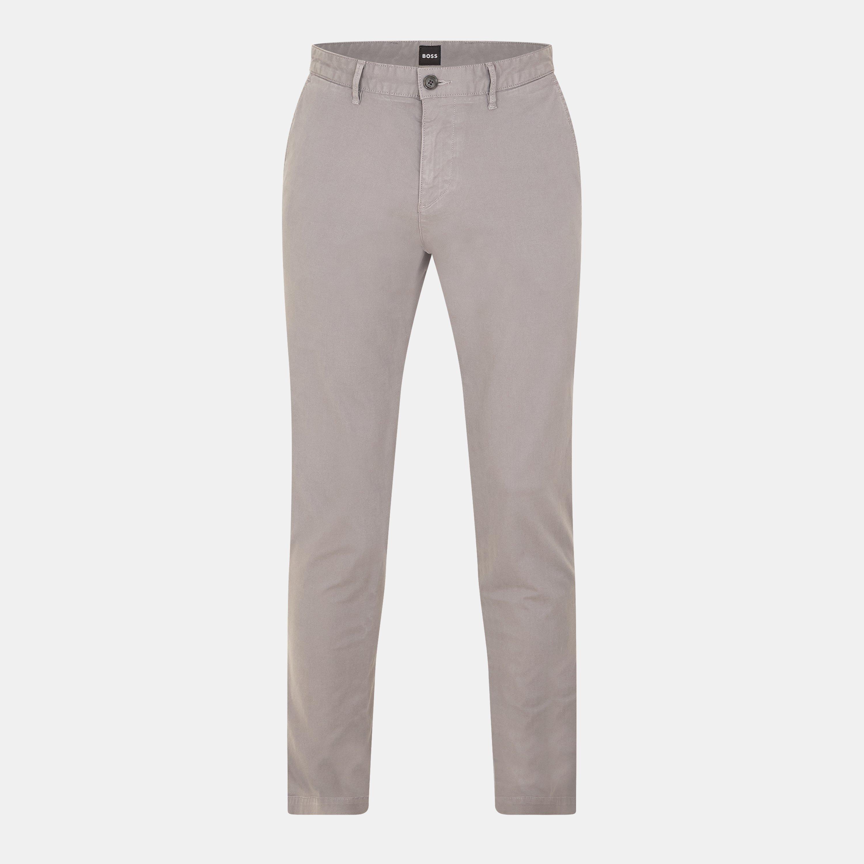 Boss Men's Crigan Straight Fit Trousers - Dark Grey - 28R