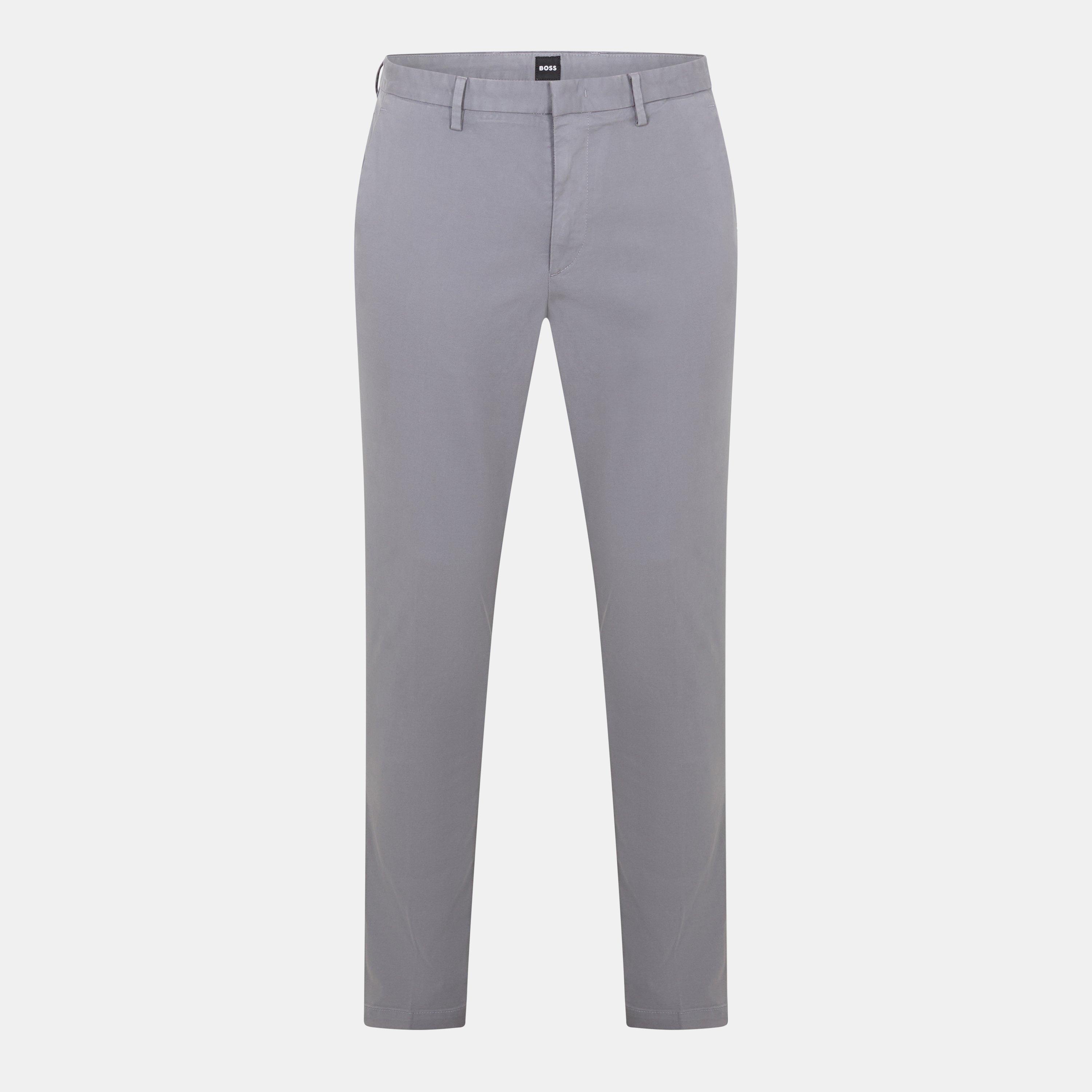 Boss Men's Kaito3 Straight Leg Trousers - Dark Grey - 28W R