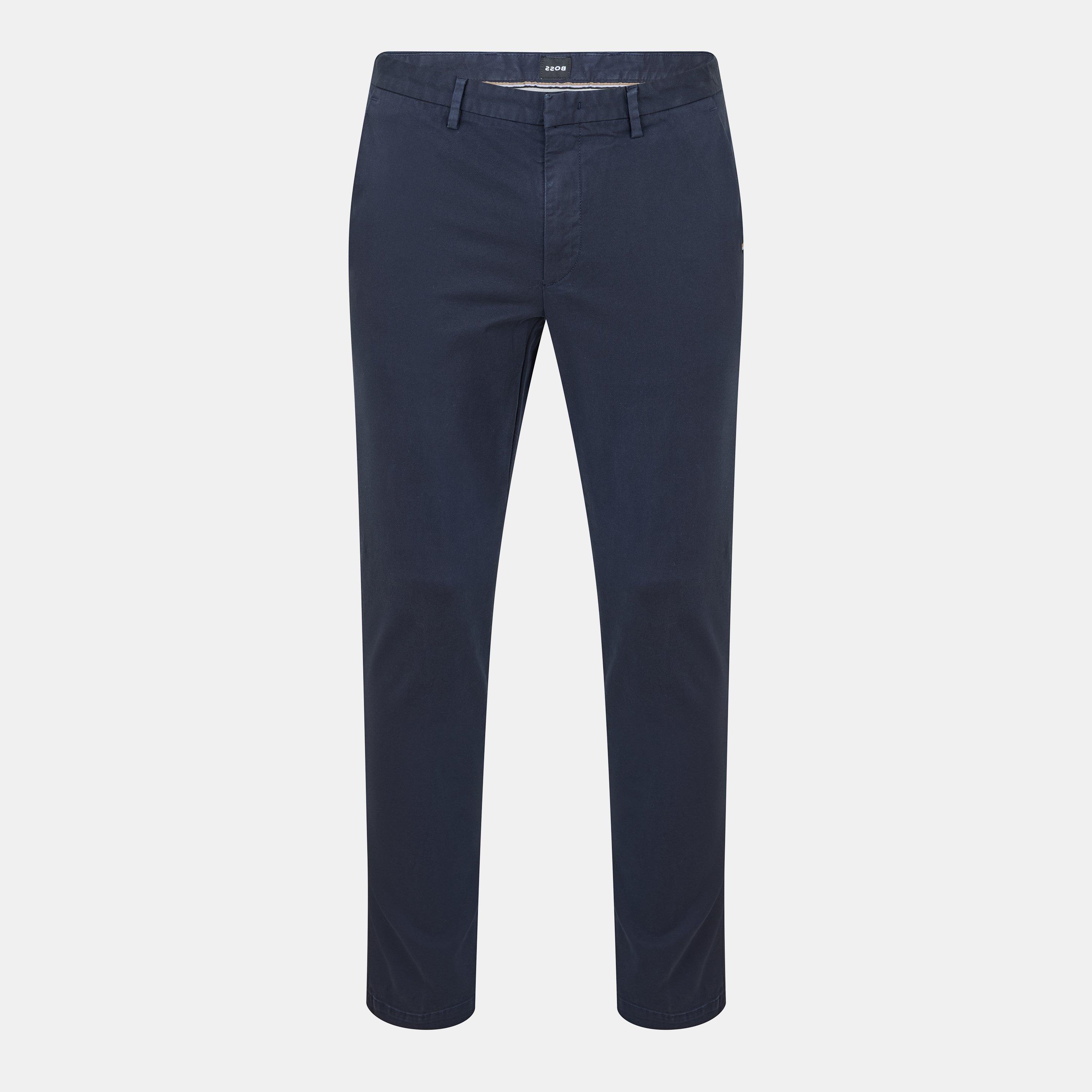 Boss Men's Kaito3 Straight Leg Trousers - Dark Blue - 28W R