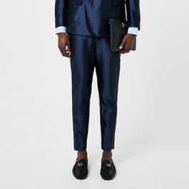 Dolce and Gabbana Tailored Silk Shantung Trousers
