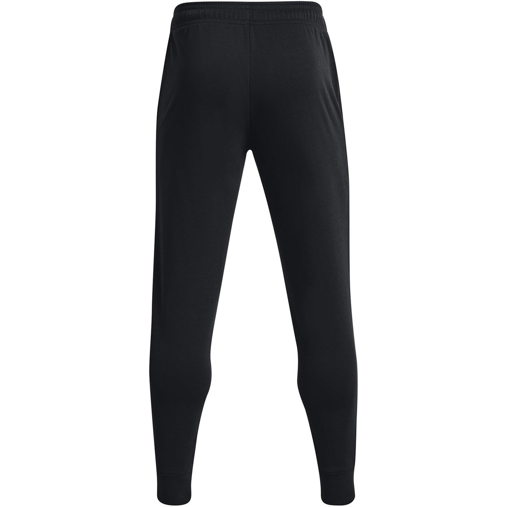 Blk/Onyx White - Under Armour - Rival Terry Closed Hem Jersey Joggers - 6