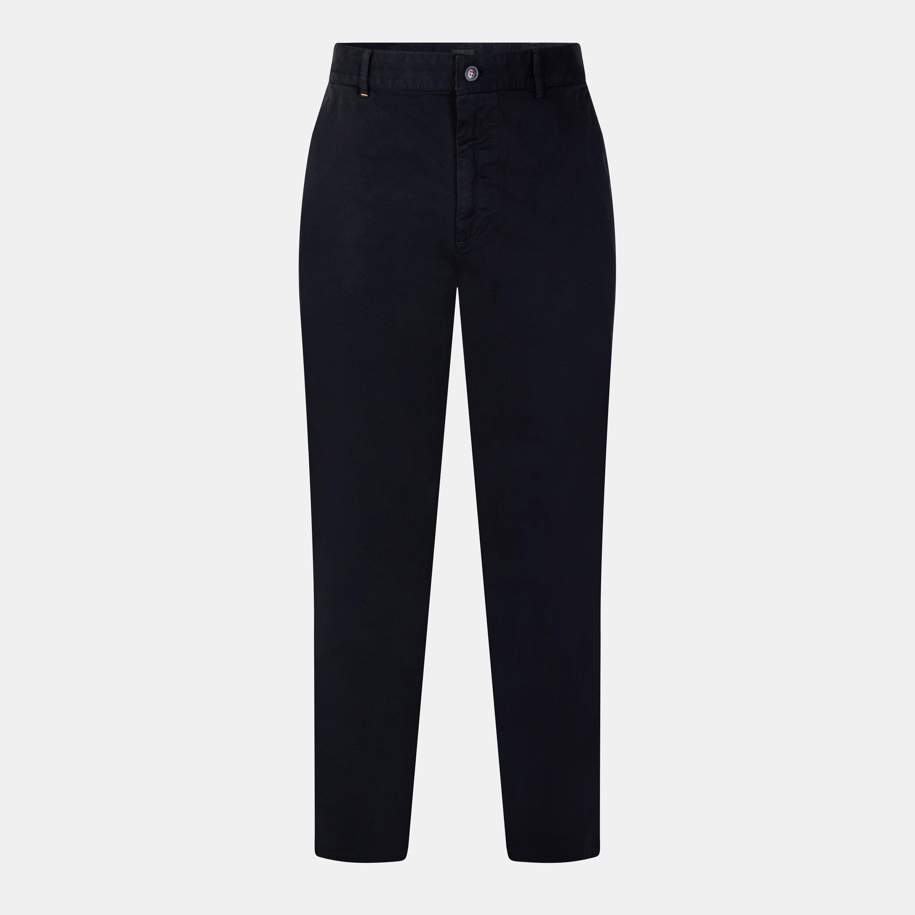 Black - Boss - Men's Chino Slim Fit Straight Leg Trousers - 1