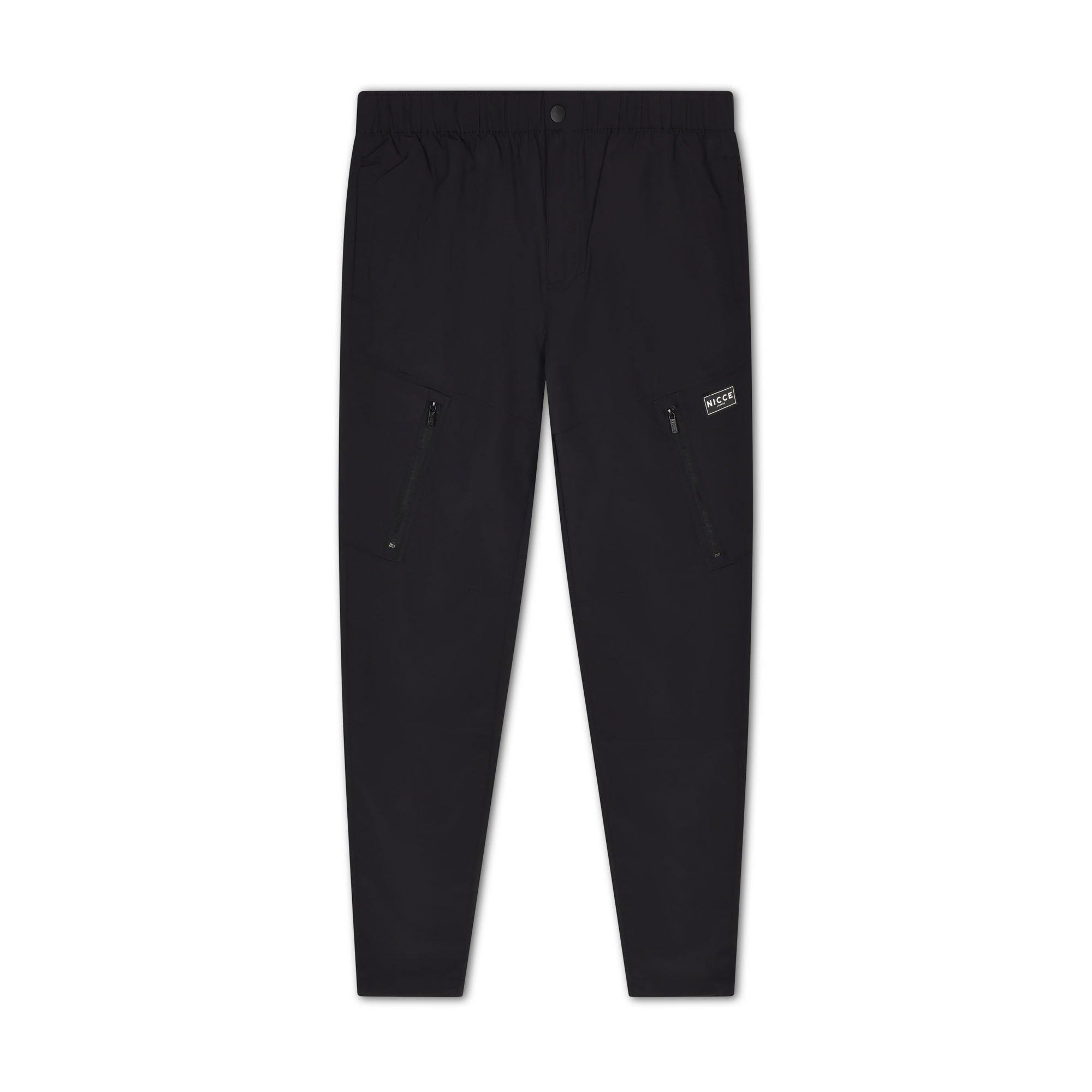 Zwart - Nicce - Men's Terrince Cargo Trousers - 1