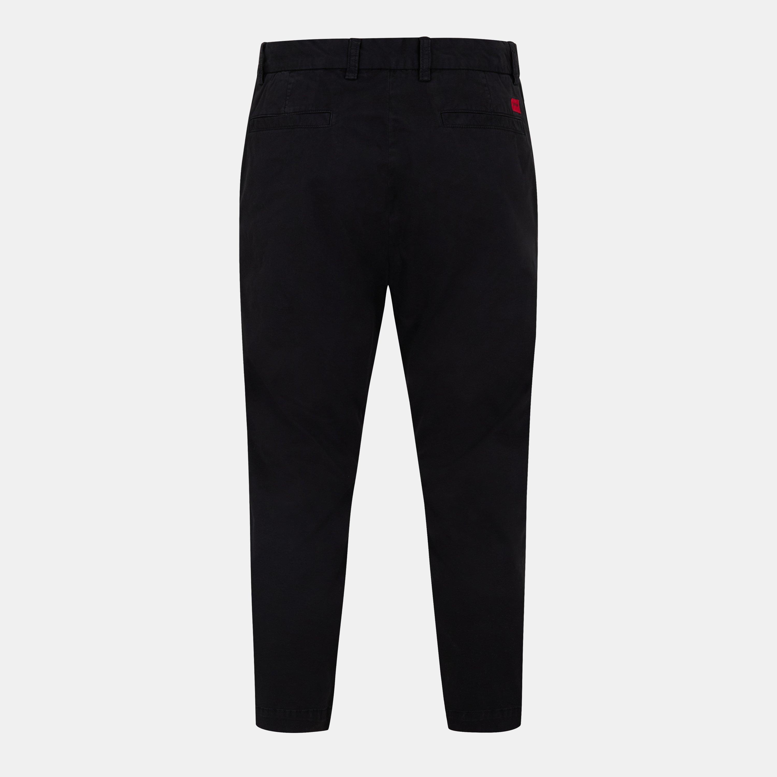 Black - Hugo - Men's Straight Leg Trousers - 2