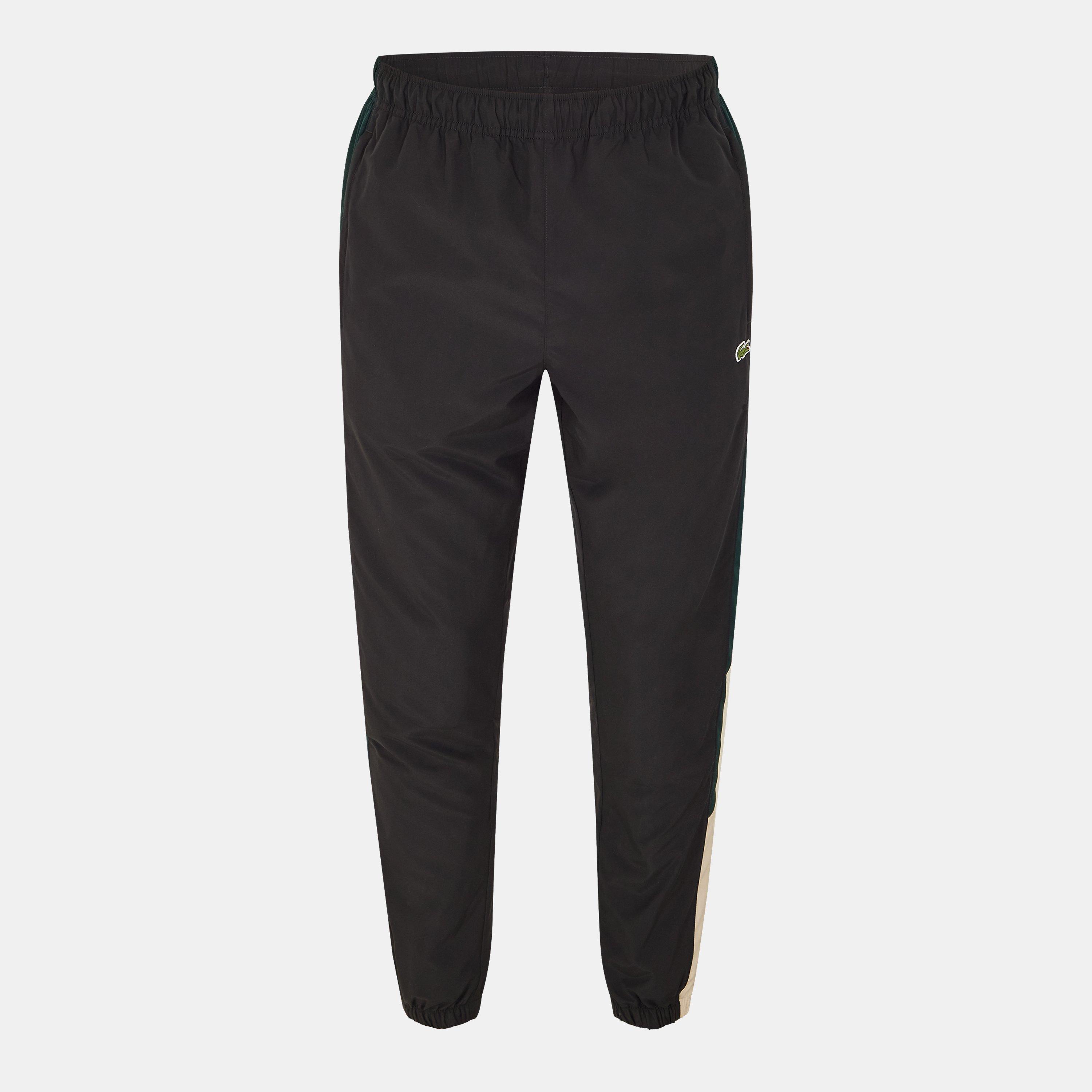 Lacoste Men's Tapered Cuffed Ankle Joggers - Black 6XH - M
