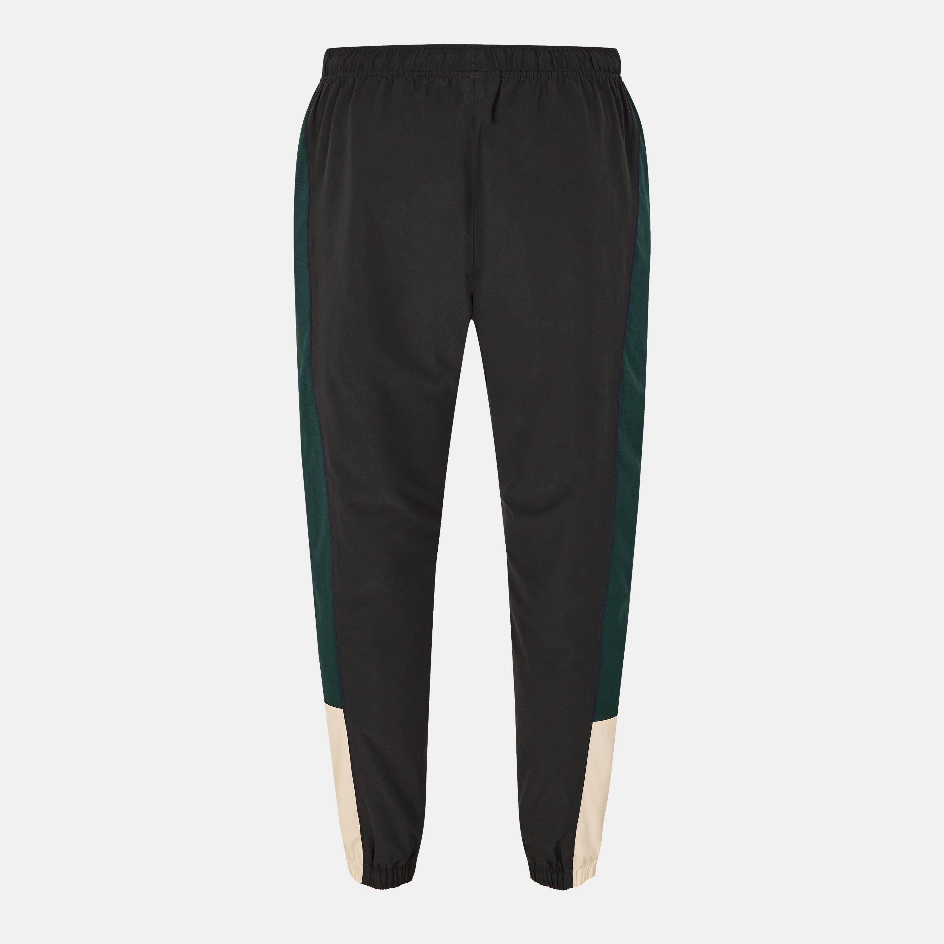 Black 6XH - Lacoste - Men's Closed Hem Poly Joggers - 2