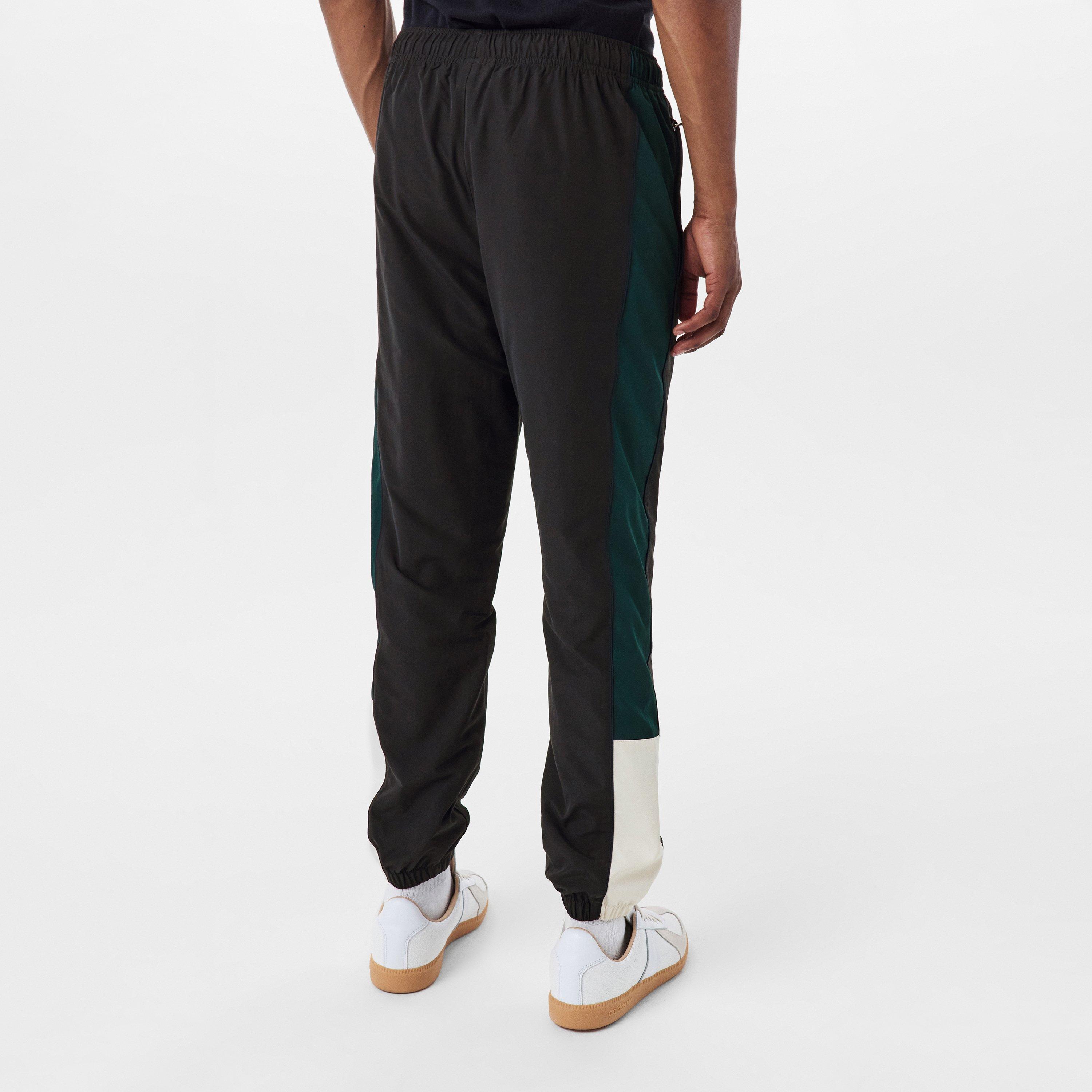 Black 6XH - Lacoste - Men's Closed Hem Poly Joggers - 4