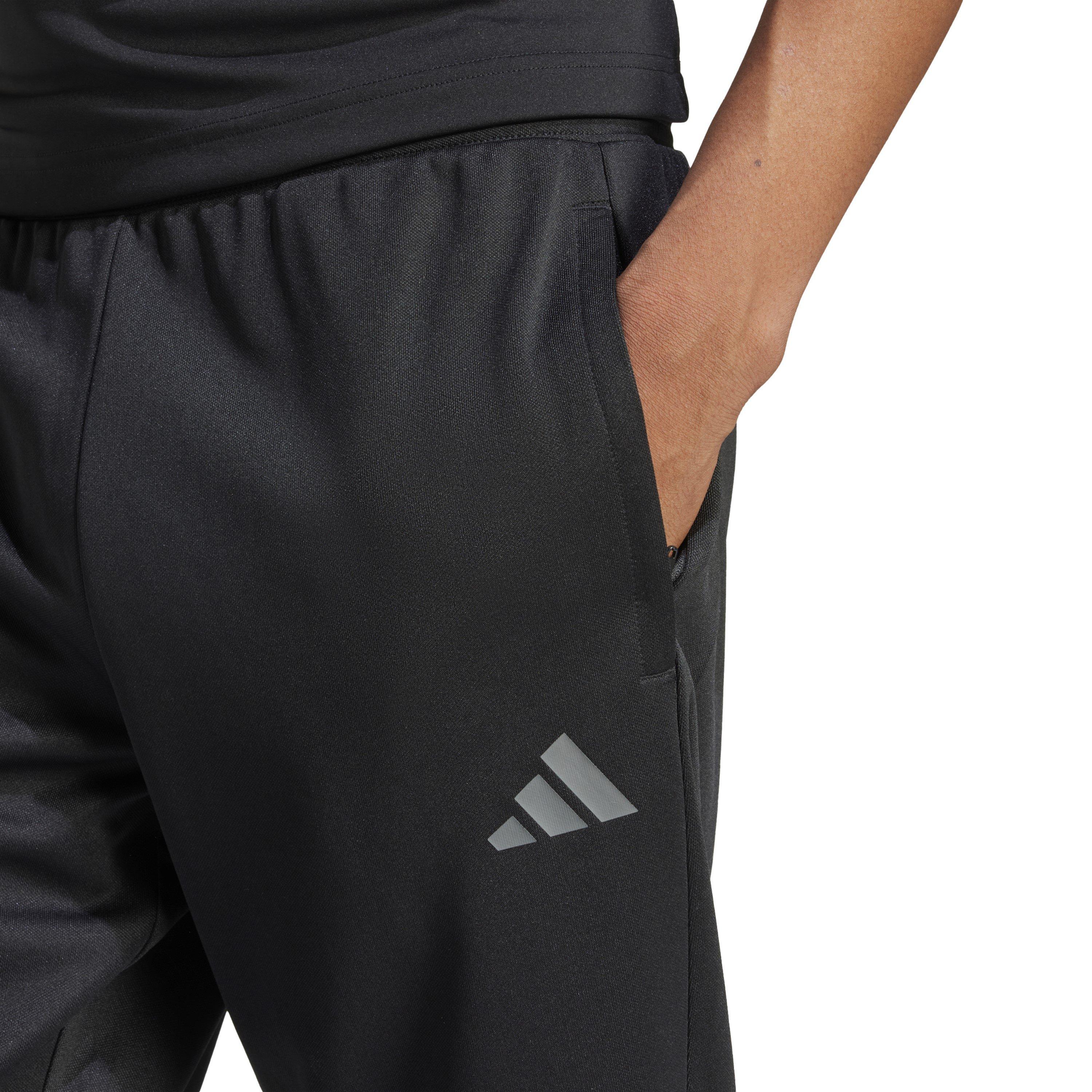 Black/Grey Six - adidas - Men's Performance Tracksuit Bottom - 4