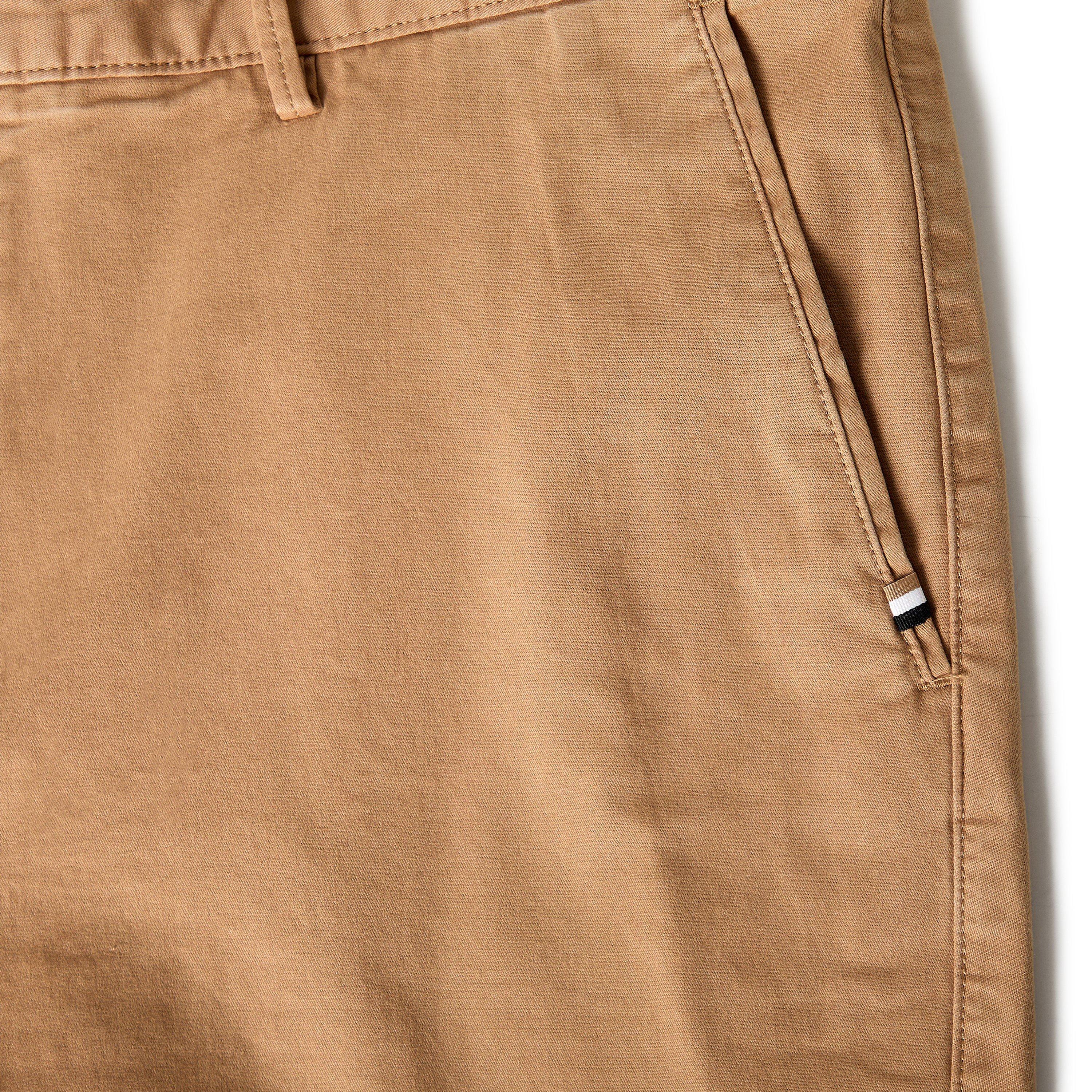 Light Beige - Boss - Men's Straight Leg Trousers - 3