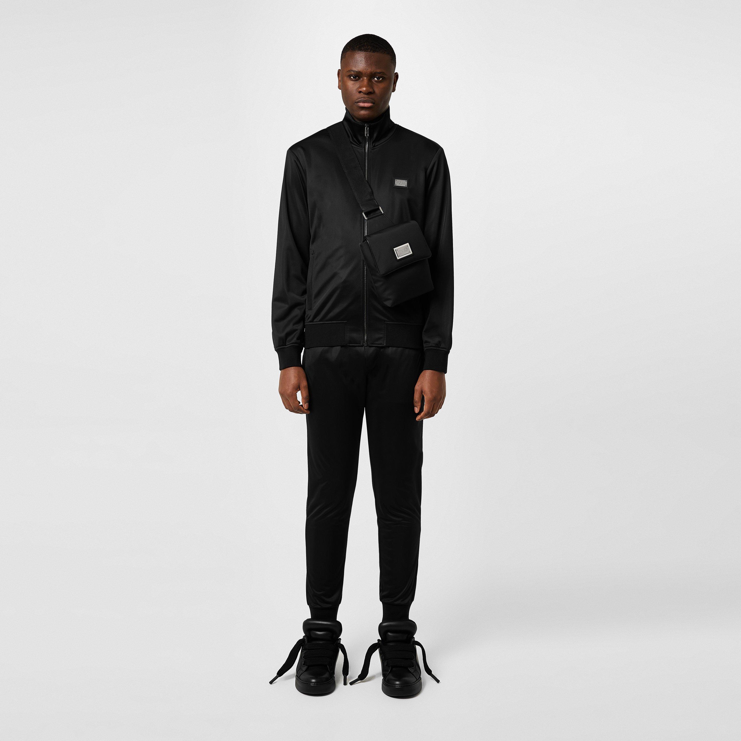 Nero - Dolce and Gabbana - Technical Jersey Jogging Pants - 1