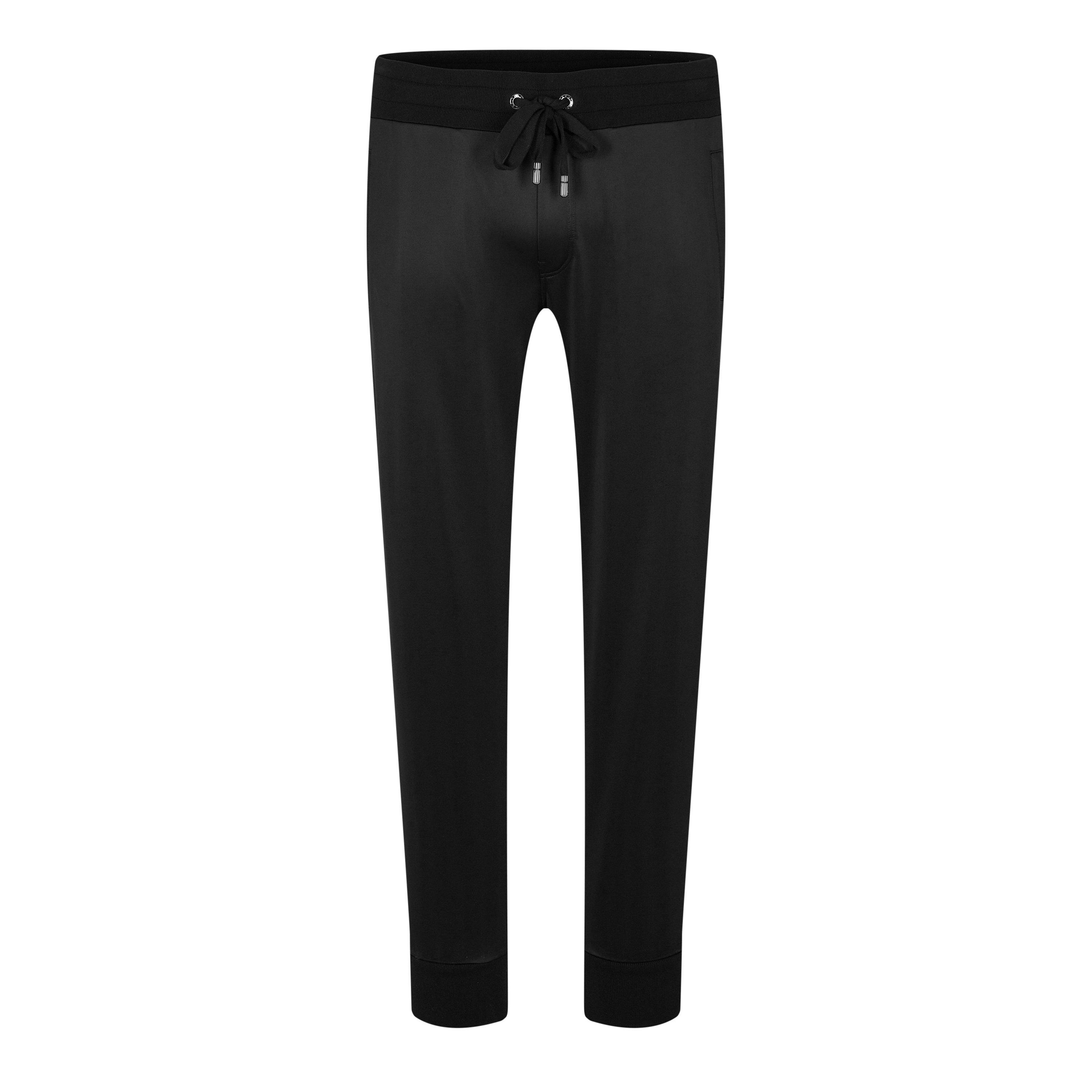 Nero - Dolce and Gabbana - Technical Jersey Jogging Pants - 4