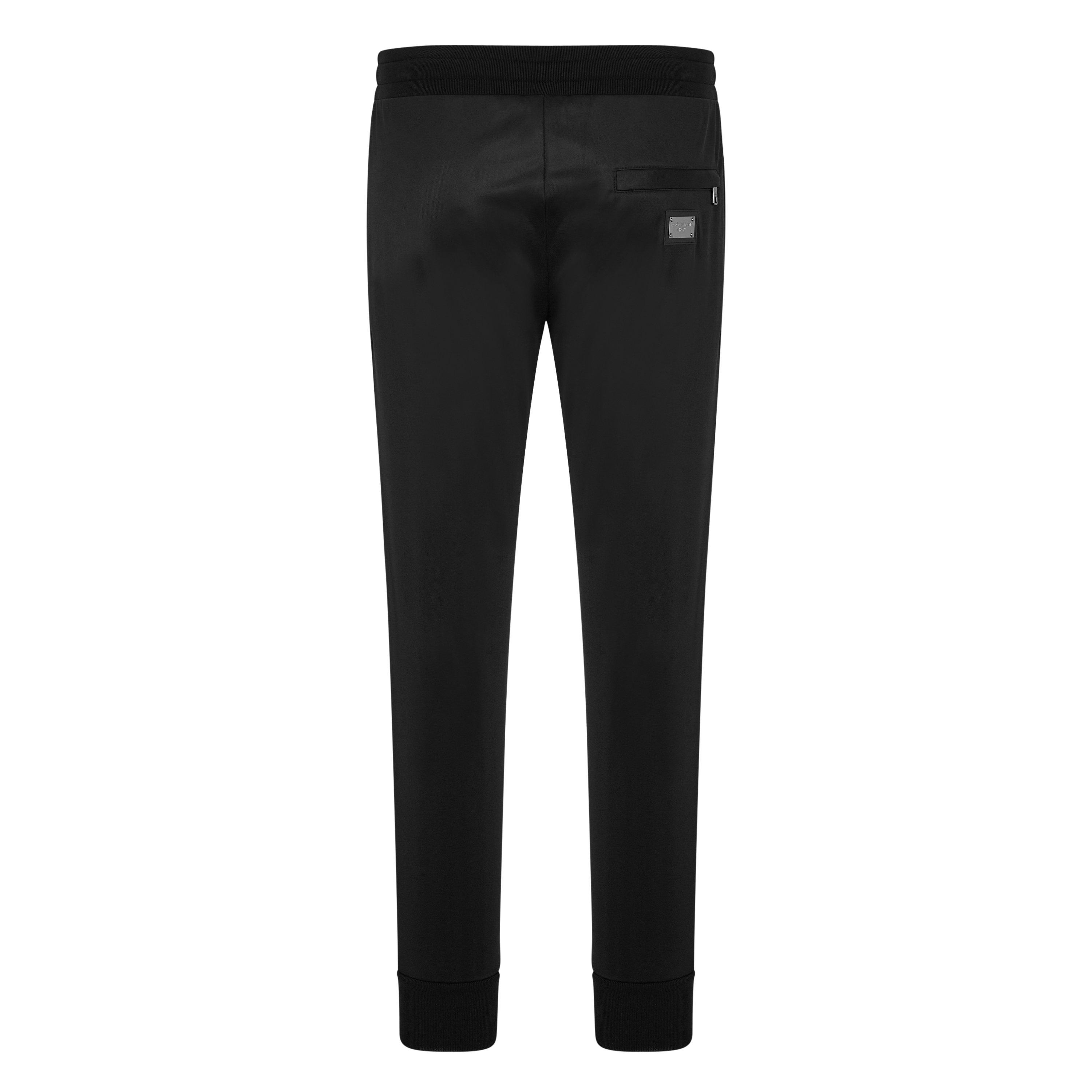 Nero - Dolce and Gabbana - Technical Jersey Jogging Pants - 5
